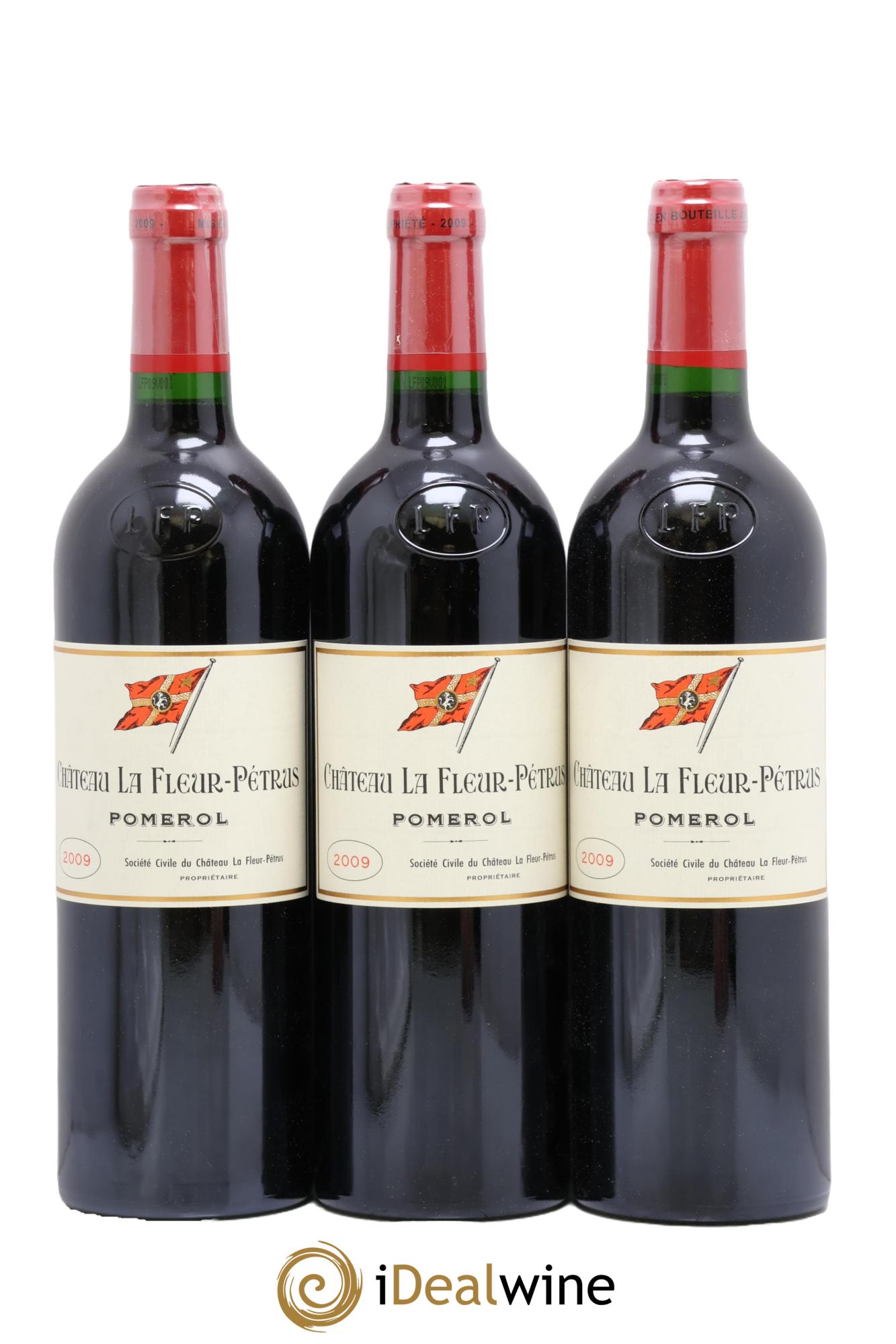 Château la Fleur Petrus 2009 - Lot of 3 bottles - 0