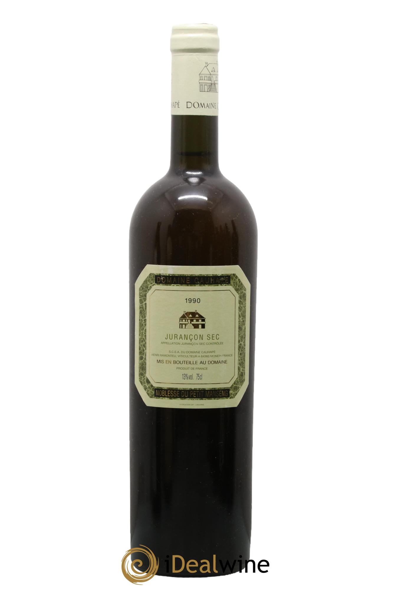 Jurançon Sec Noblesse Du Petit Manseng Cauhapé 1990 - Lot de 1 bouteille - 0