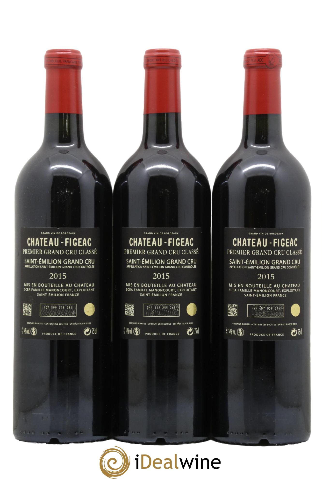 Château Figeac 1er Grand Cru Classé A 2015 - Lotto di 6 bottiglie - 4