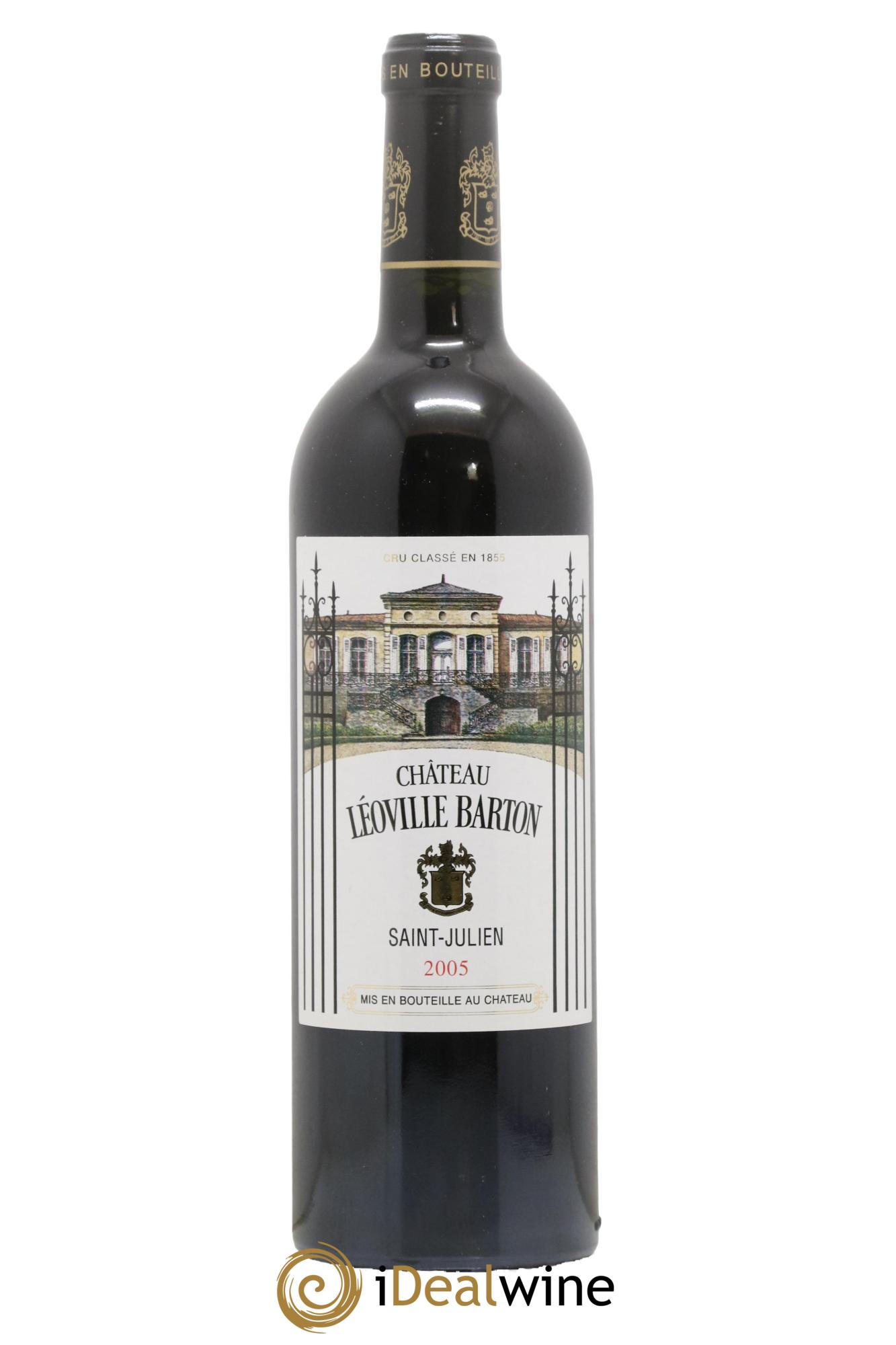 Château Léoville Barton 2ème Grand Cru Classé 2005 - Lot de 1 bouteille - 0
