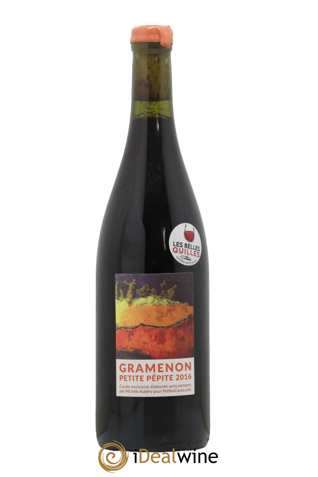 Côtes-du-Rhône Petite Pepite Gramenon 2016 - Lot de 1 bouteille - 0