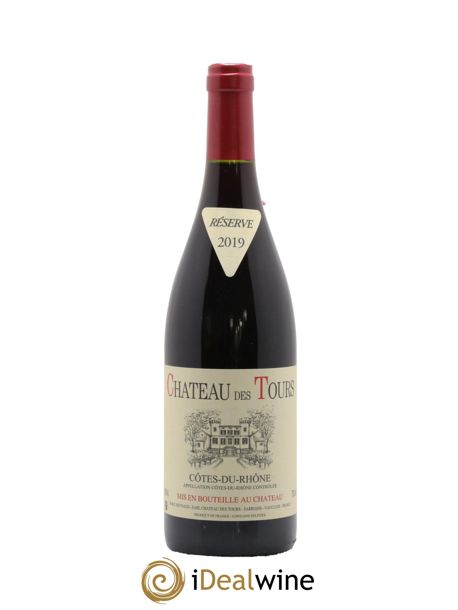 Côtes-du-Rhône Château des Tours Emmanuel Reynaud 2019 - Lot de 1 bouteille - 0