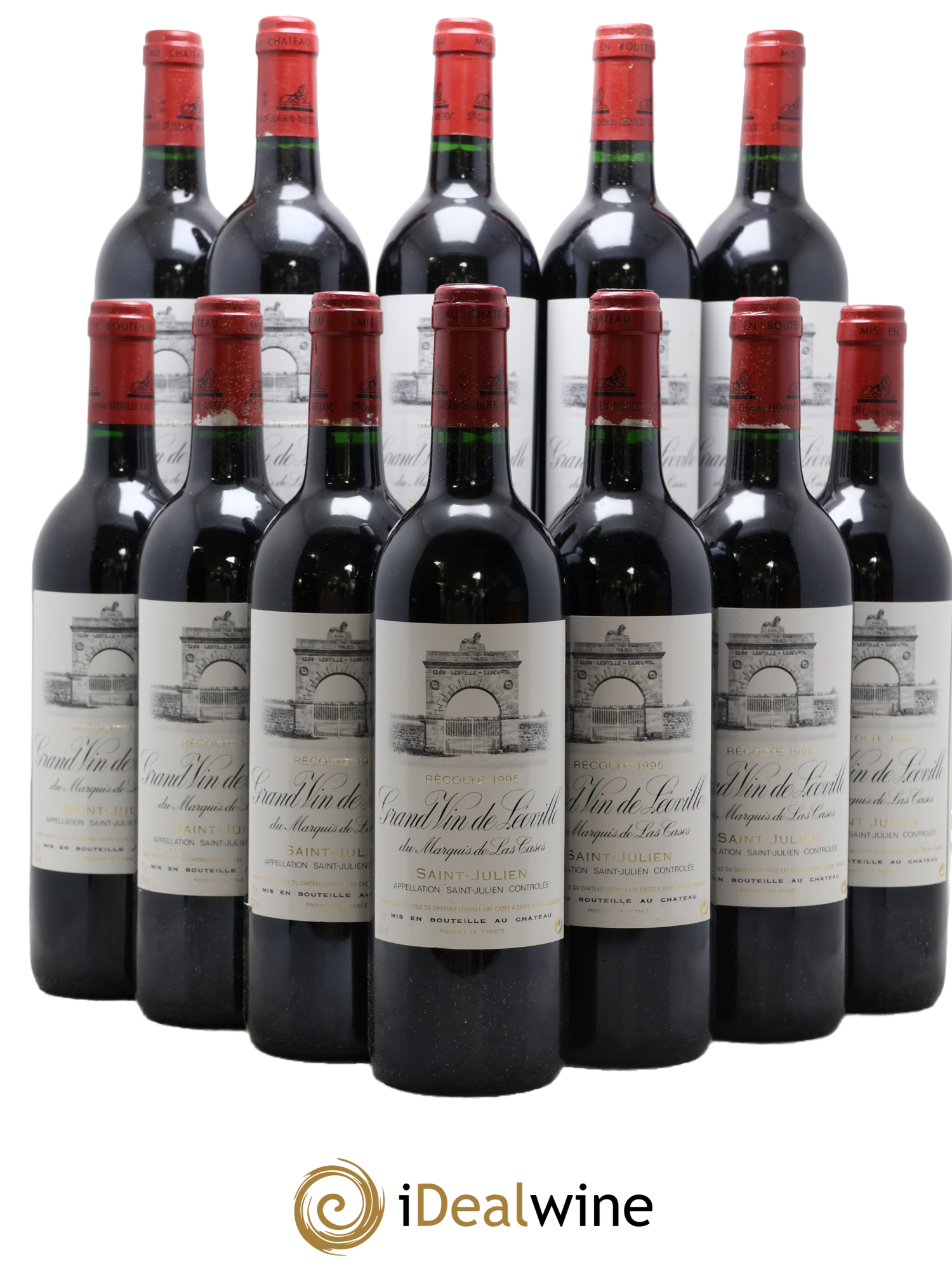Château Léoville Las Cases 2ème Grand Cru Classé 1995 - Lot de 12 bouteilles - 0