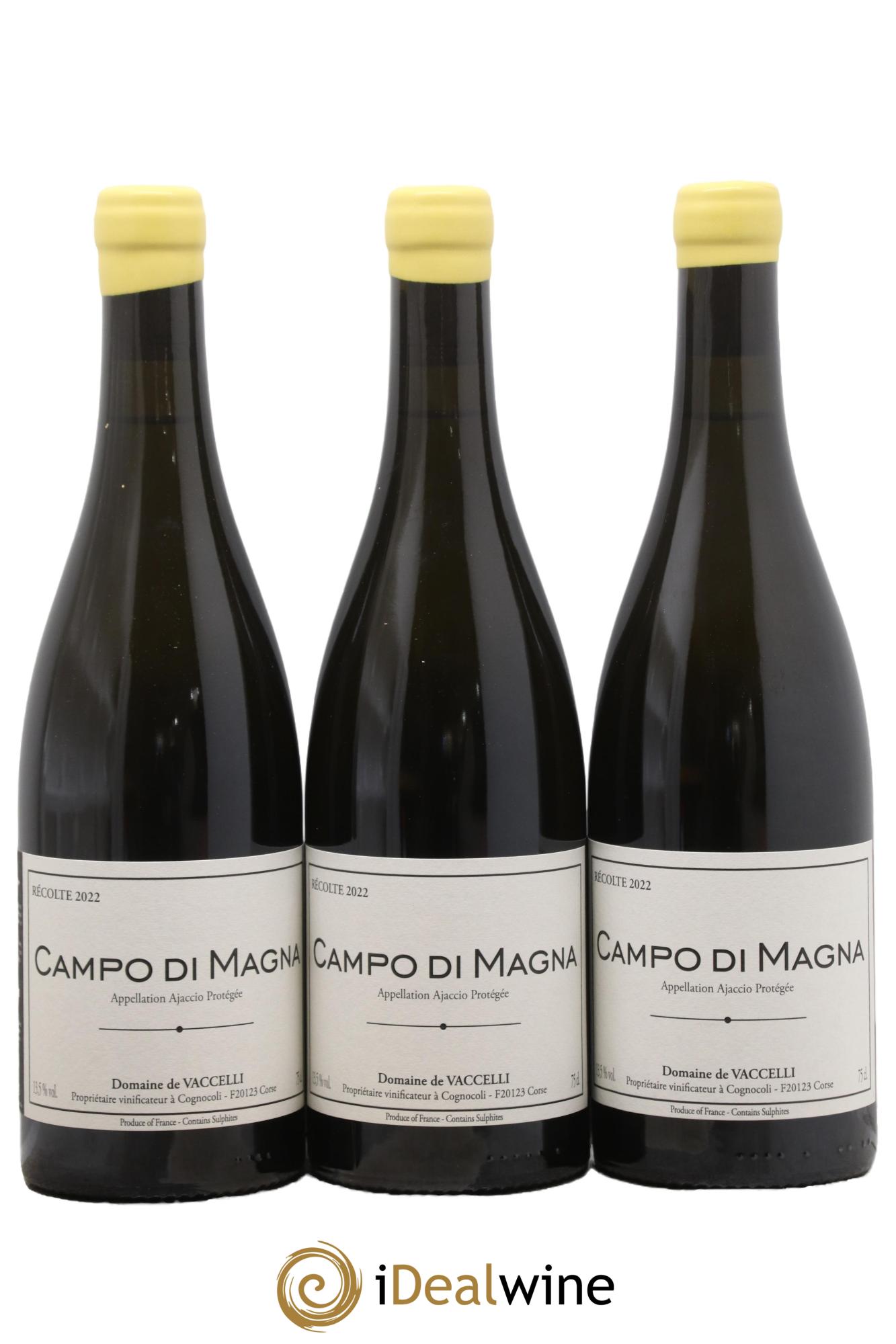 IGP Ile de Beauté Campo di Magna Vaccelli 2022 - Lot de 3 bouteilles - 0