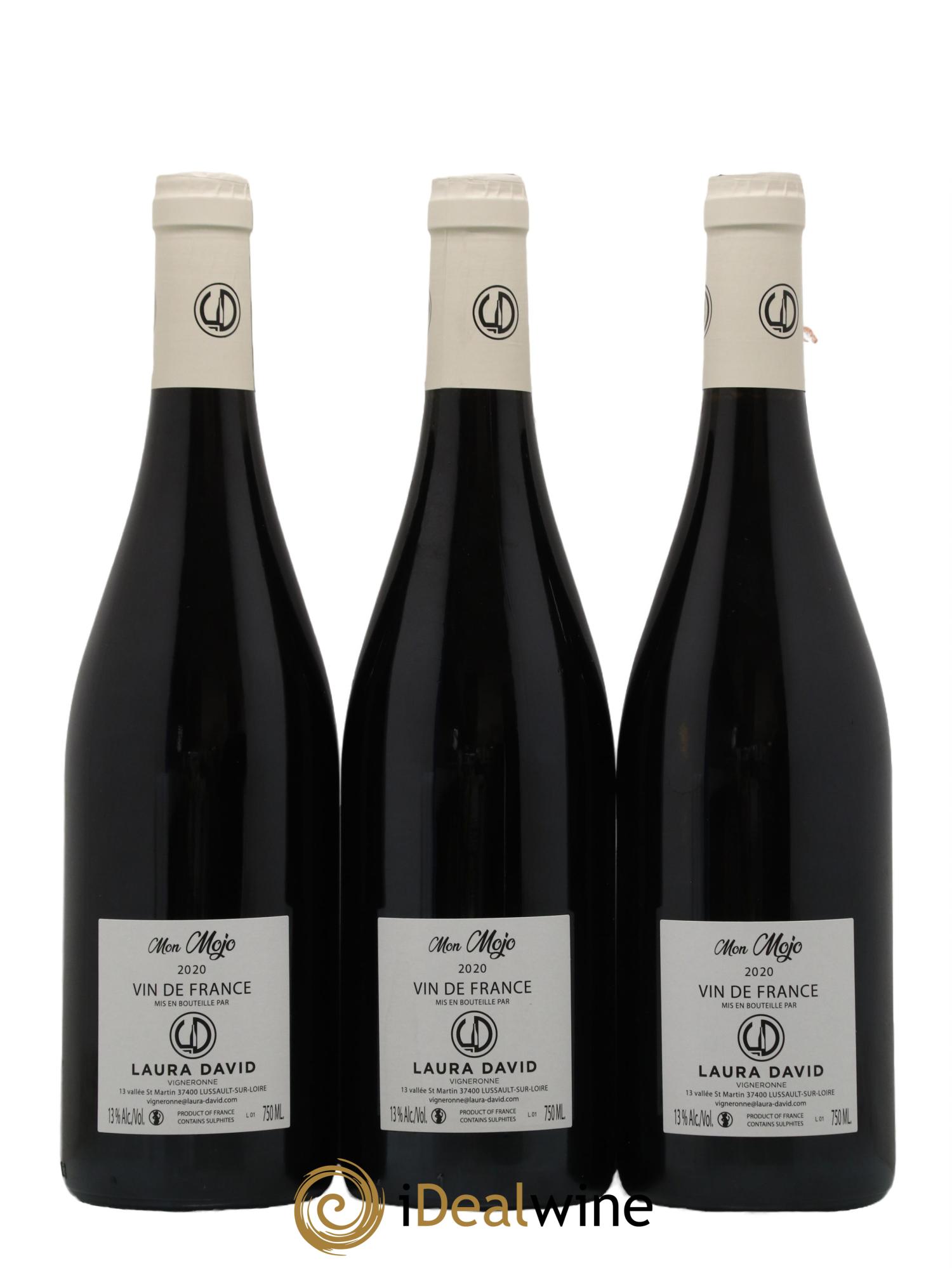 Vin de France Mon Mojo Laura David 2020 - Lot de 3 bouteilles - 1