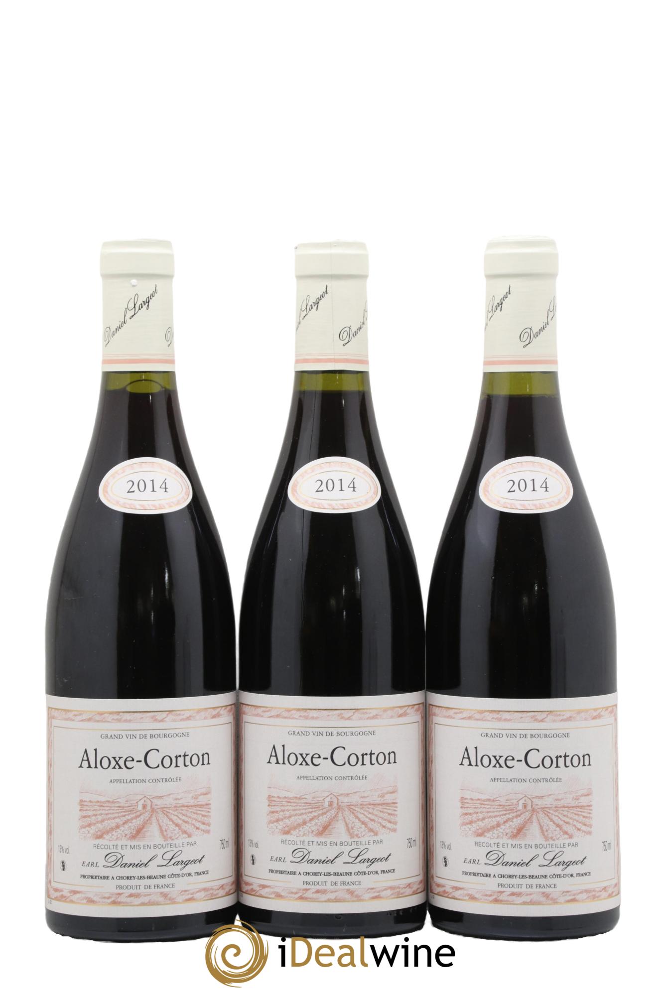 Aloxe-Corton Daniel Largeot 2014 - Lot de 3 bouteilles - 0