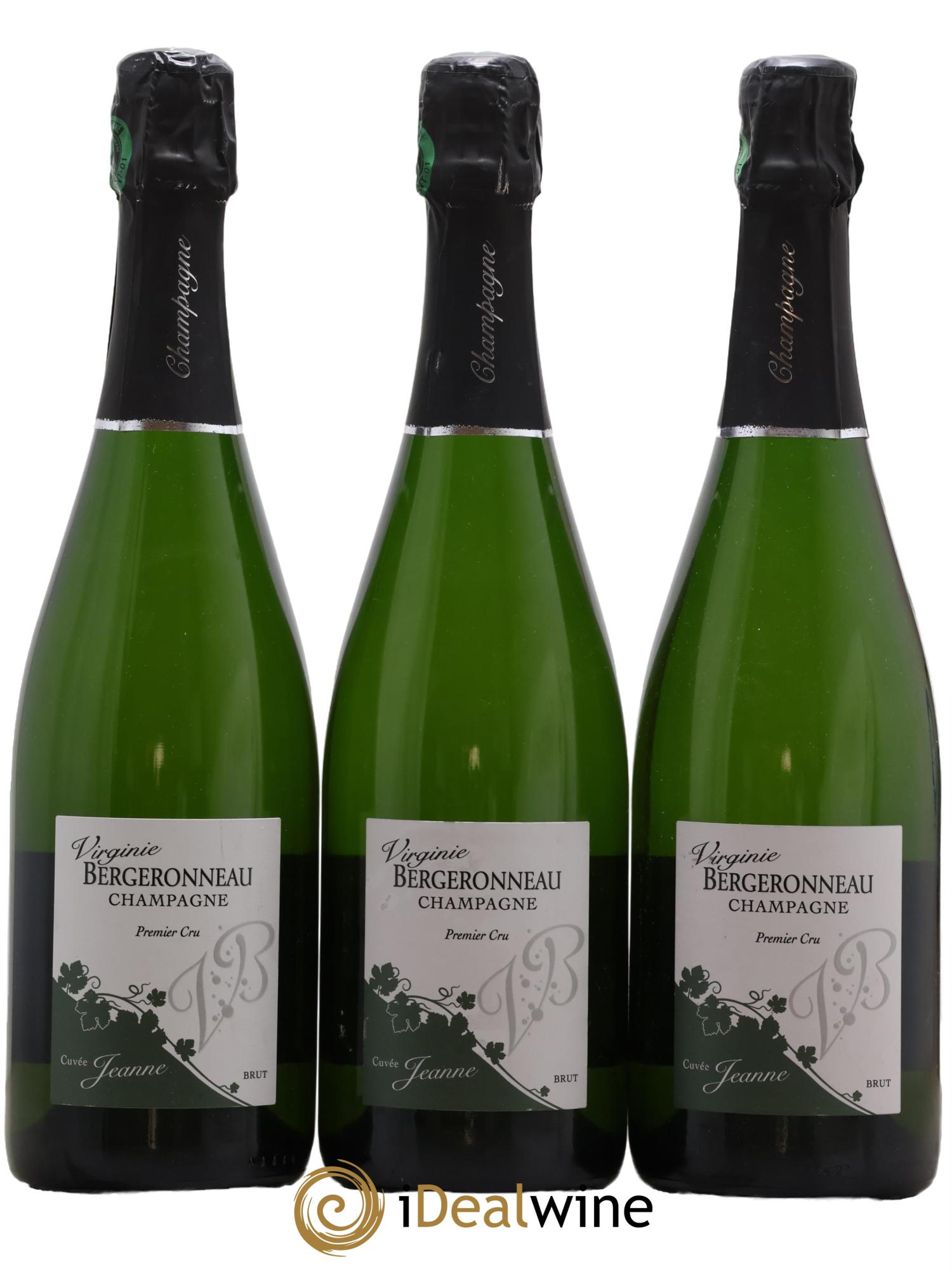 Cuvée Jeanne 1er Cru Brut Virginie Bergeronneau - Lot de 3 bouteilles - 0