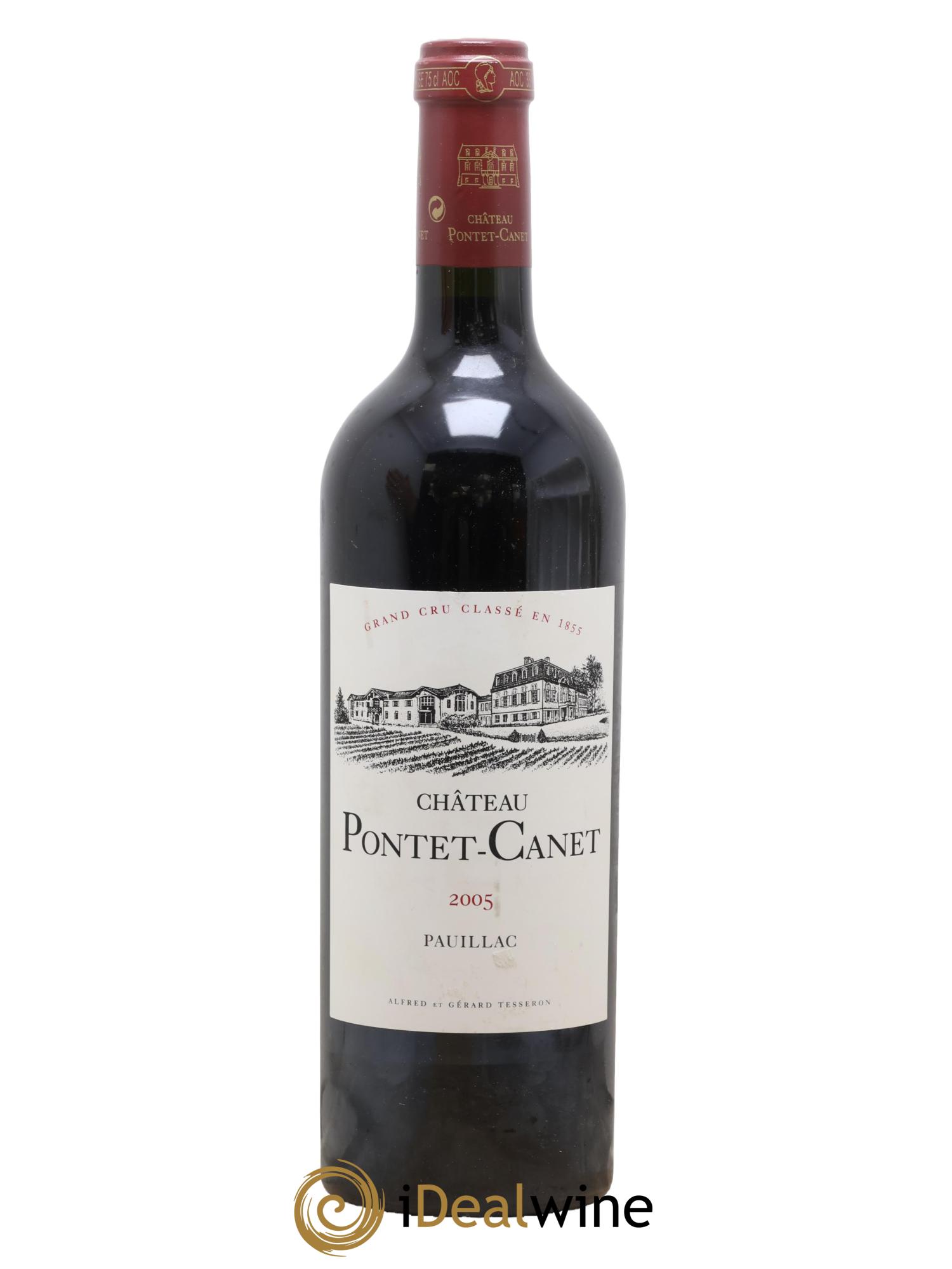 Château Pontet Canet 5ème Grand Cru Classé 2005 - Lot de 1 bouteille - 0