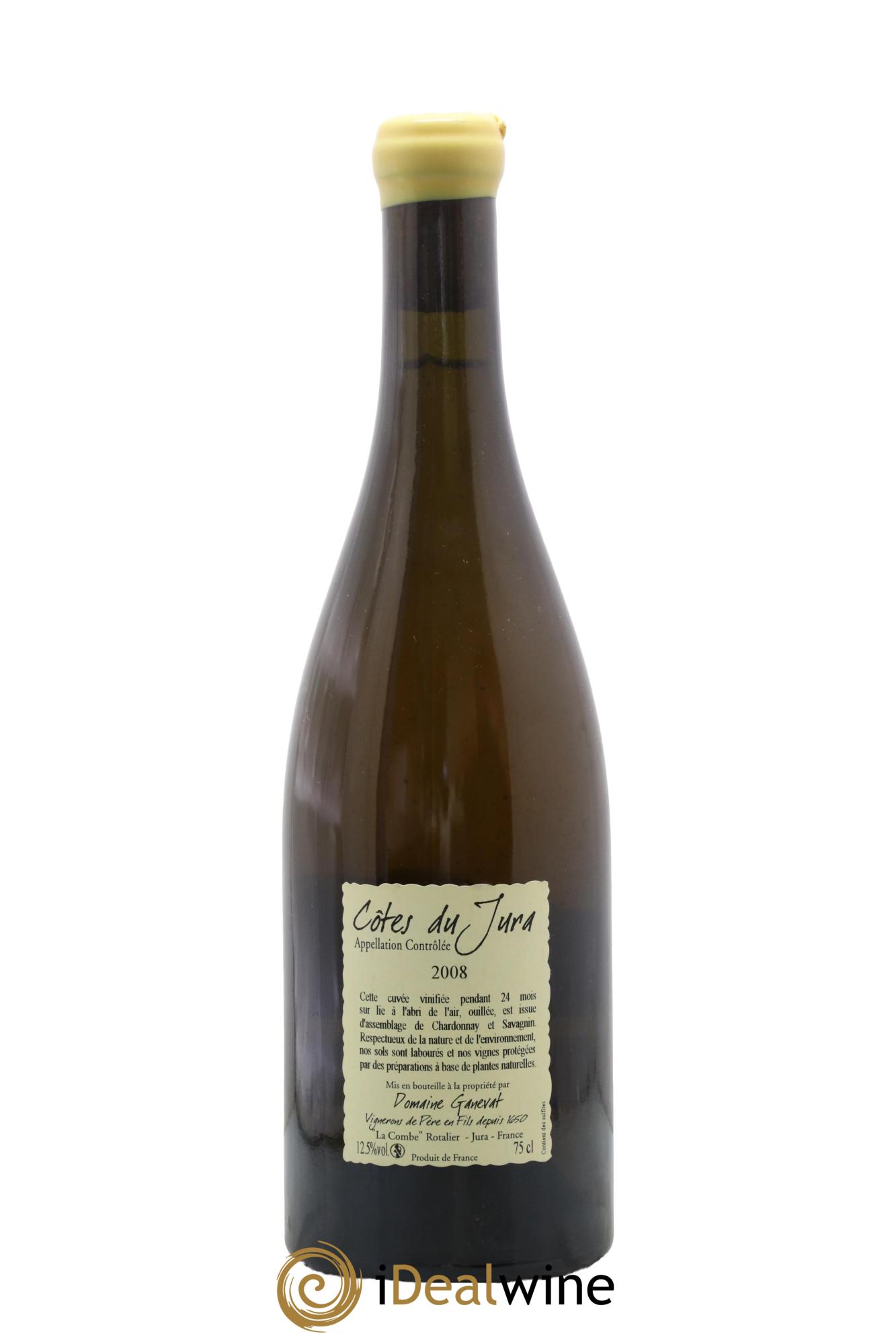 Côtes du Jura Cuvée Orégane Jean-François Ganevat (Domaine) 2008 - Lot de 1 bouteille - 1