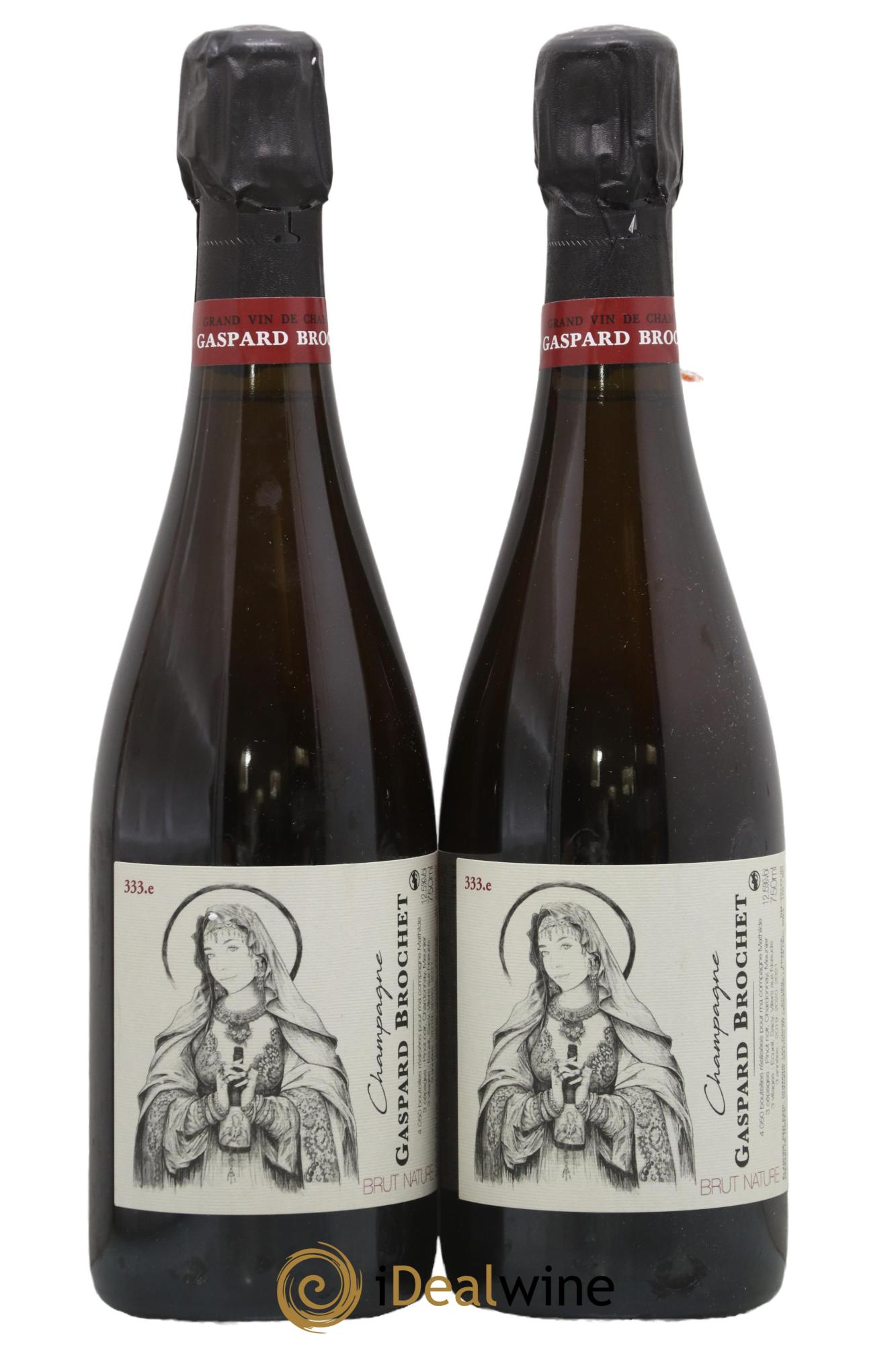 333.e Brut Nature Gaspard Brochet - Lot de 2 bouteilles - 0
