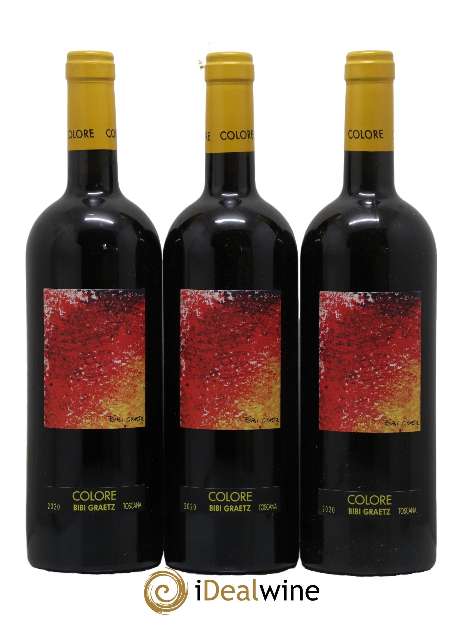 Toscana IGT Colore Bibi Graetz 2020 - Lot de 3 bouteilles - 0