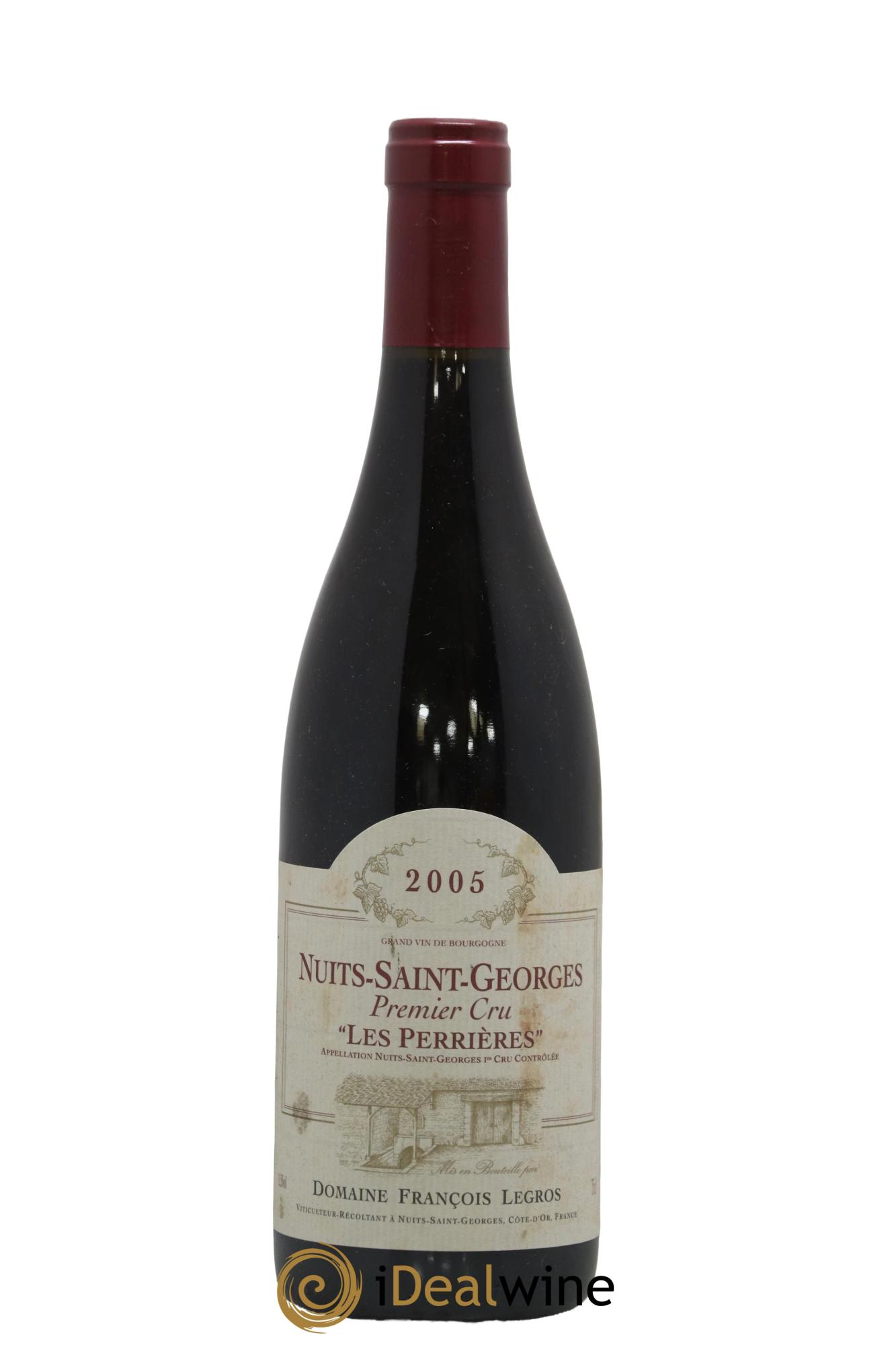 Nuits-Saint-Georges 1er Cru Perrières François Legros 2005 - Lot de 1 bouteille - 0