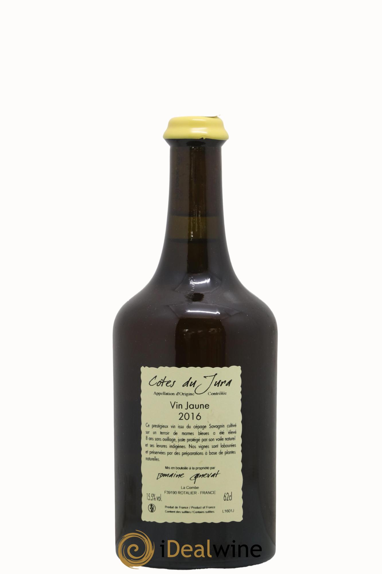 Arbois Vin Jaune Anne et Jean François Ganevat 2016 - Lot de 1 clavelin - 1
