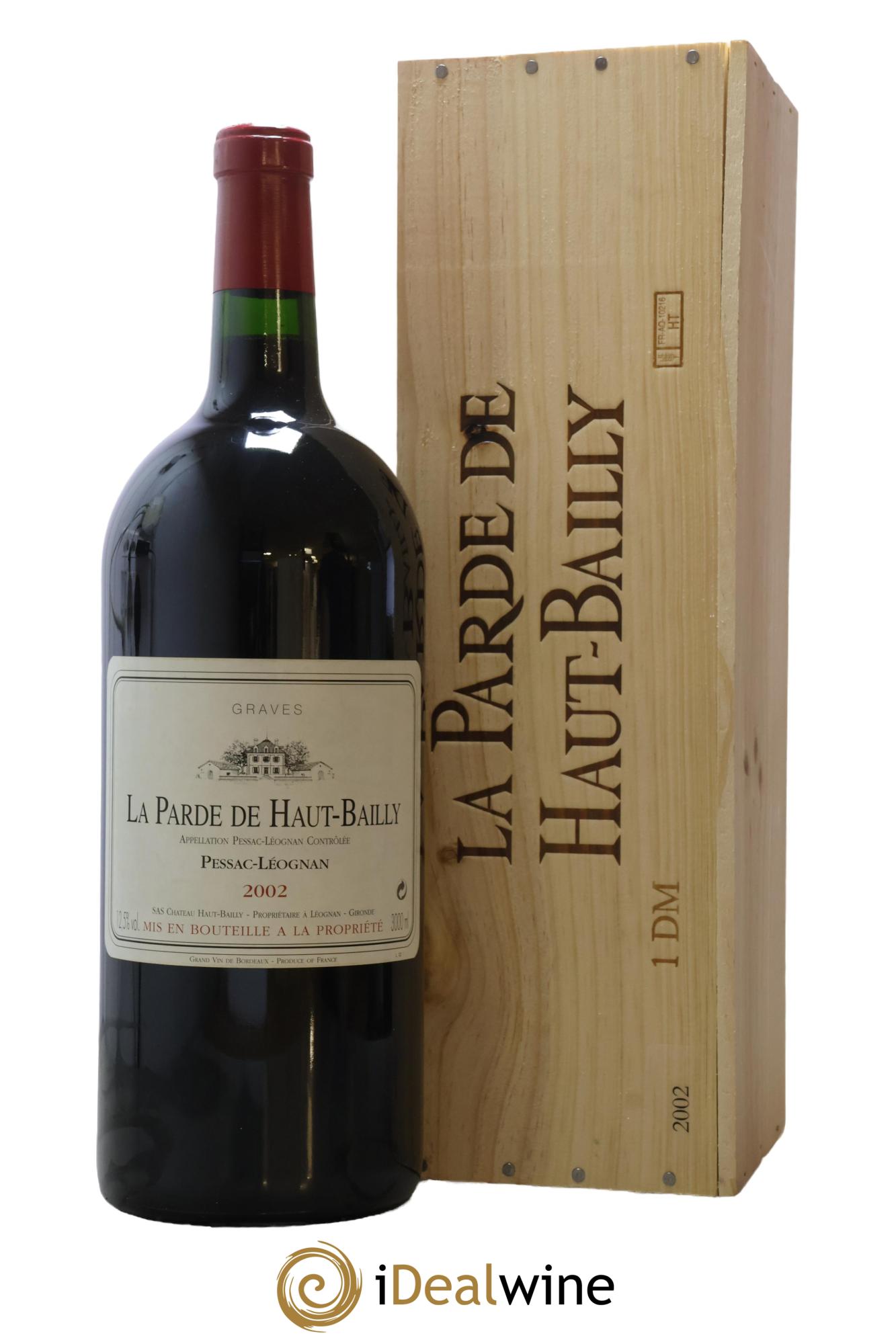 Haut Bailly II (Anciennement La Parde de Haut-Bailly) Second Vin 2002 - Lot de 1 double magnum - 1