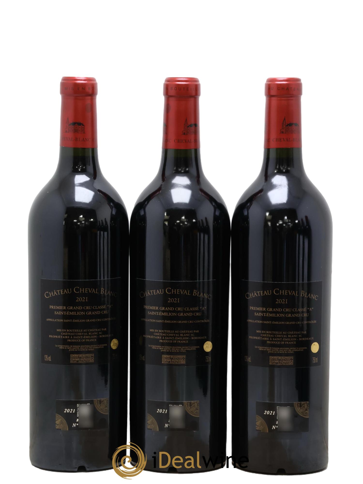 Château Cheval Blanc 1er Grand Cru Classé A 2021 - Lot de 6 bouteilles - 2