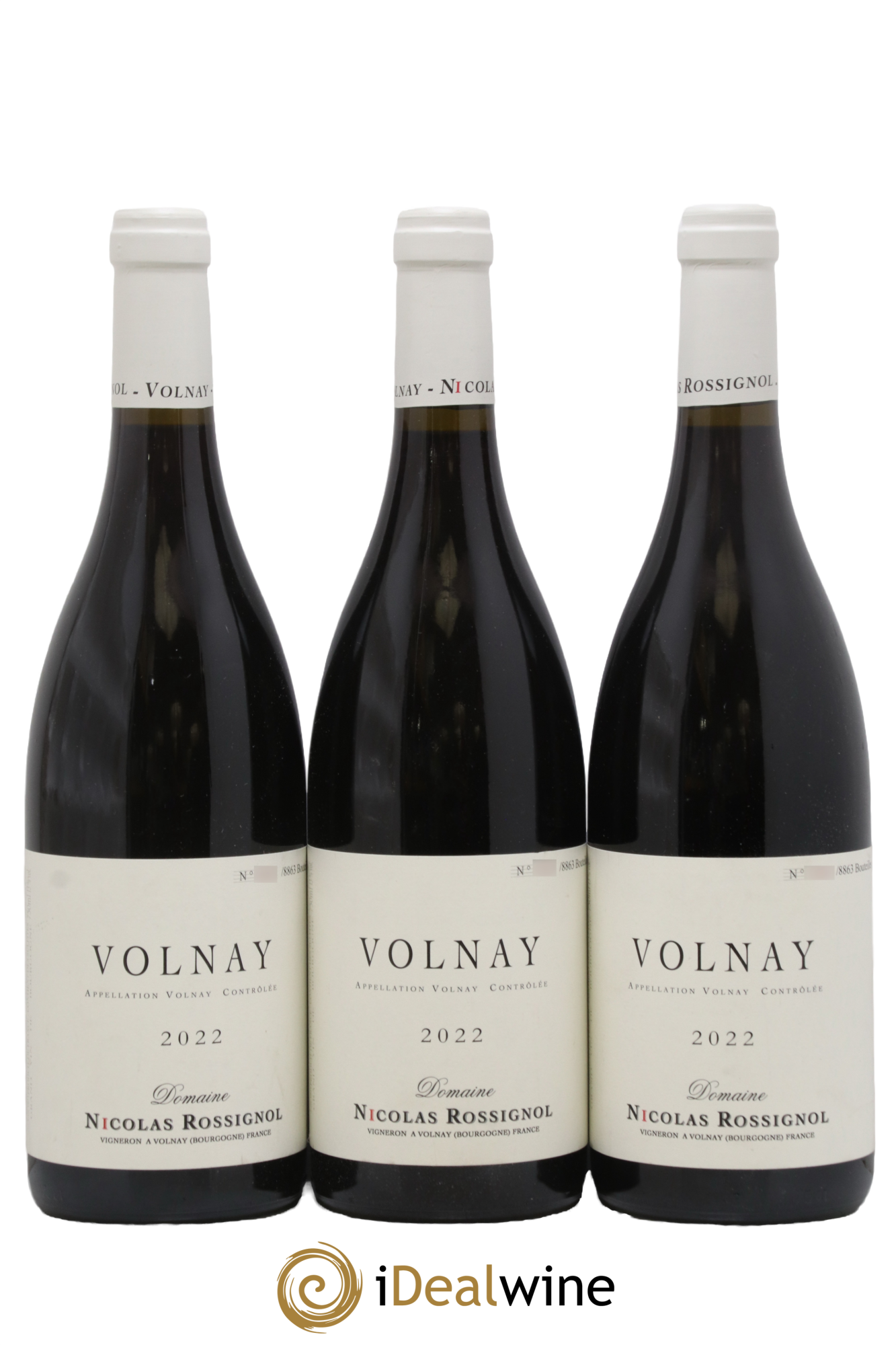 Volnay Nicolas Rossignol 2022 - Lot de 3 bouteilles - 0