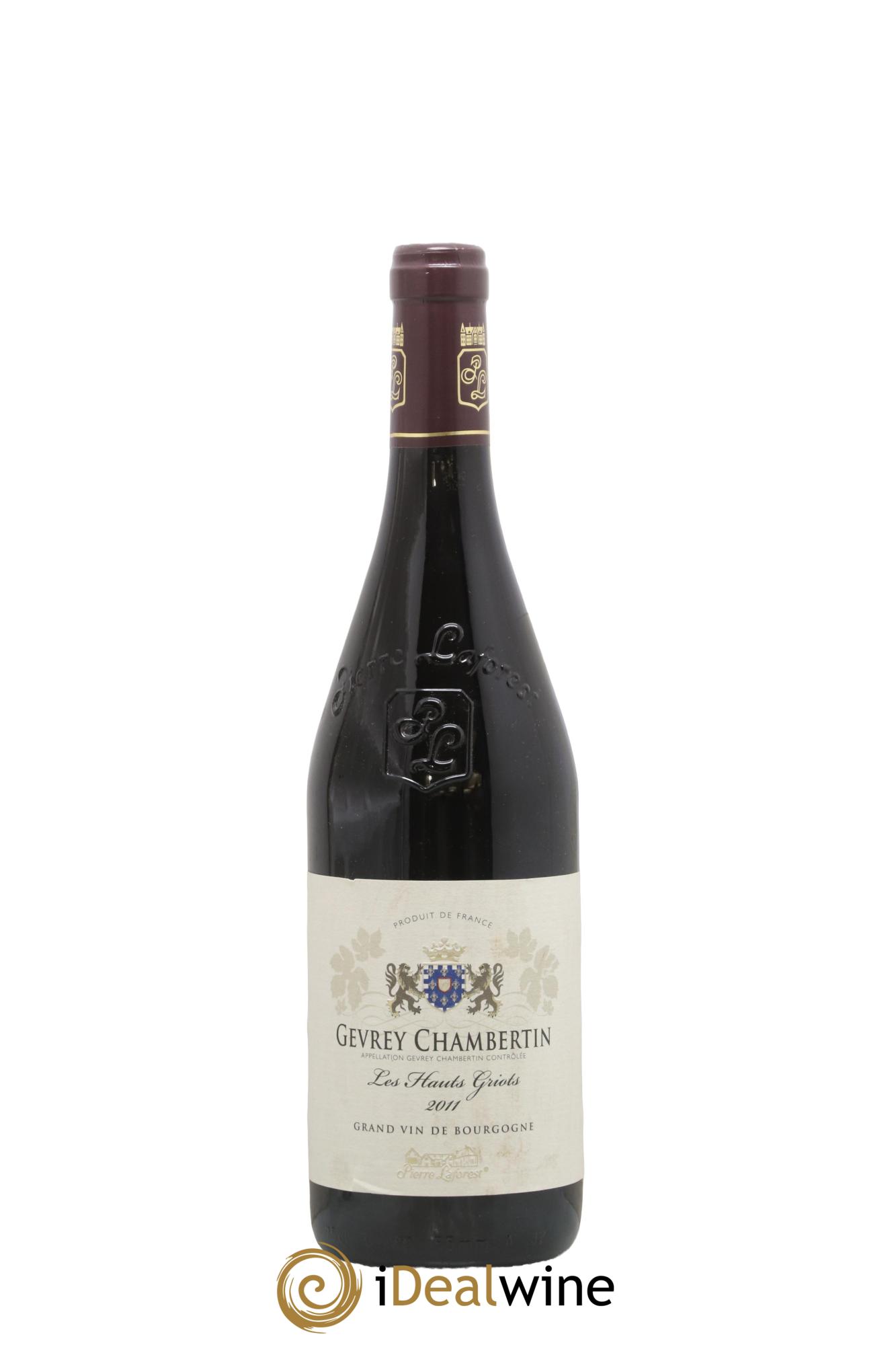 Gevrey-Chambertin Les Hauts Griots Pierre Laforest 2011 - Lot de 1 bouteille - 0