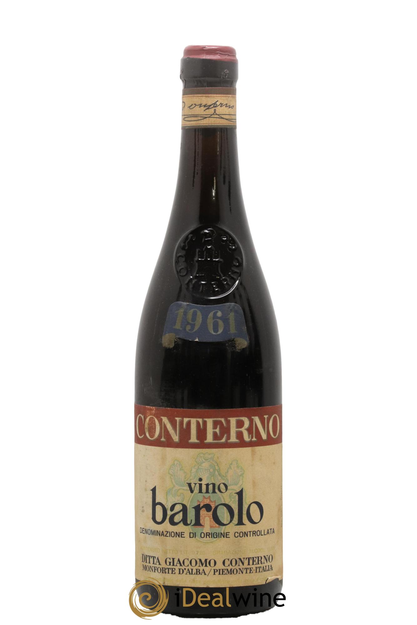 Barolo DOCG Giacomo Conterno 1961 - Lotto di 1 bottiglia - 0