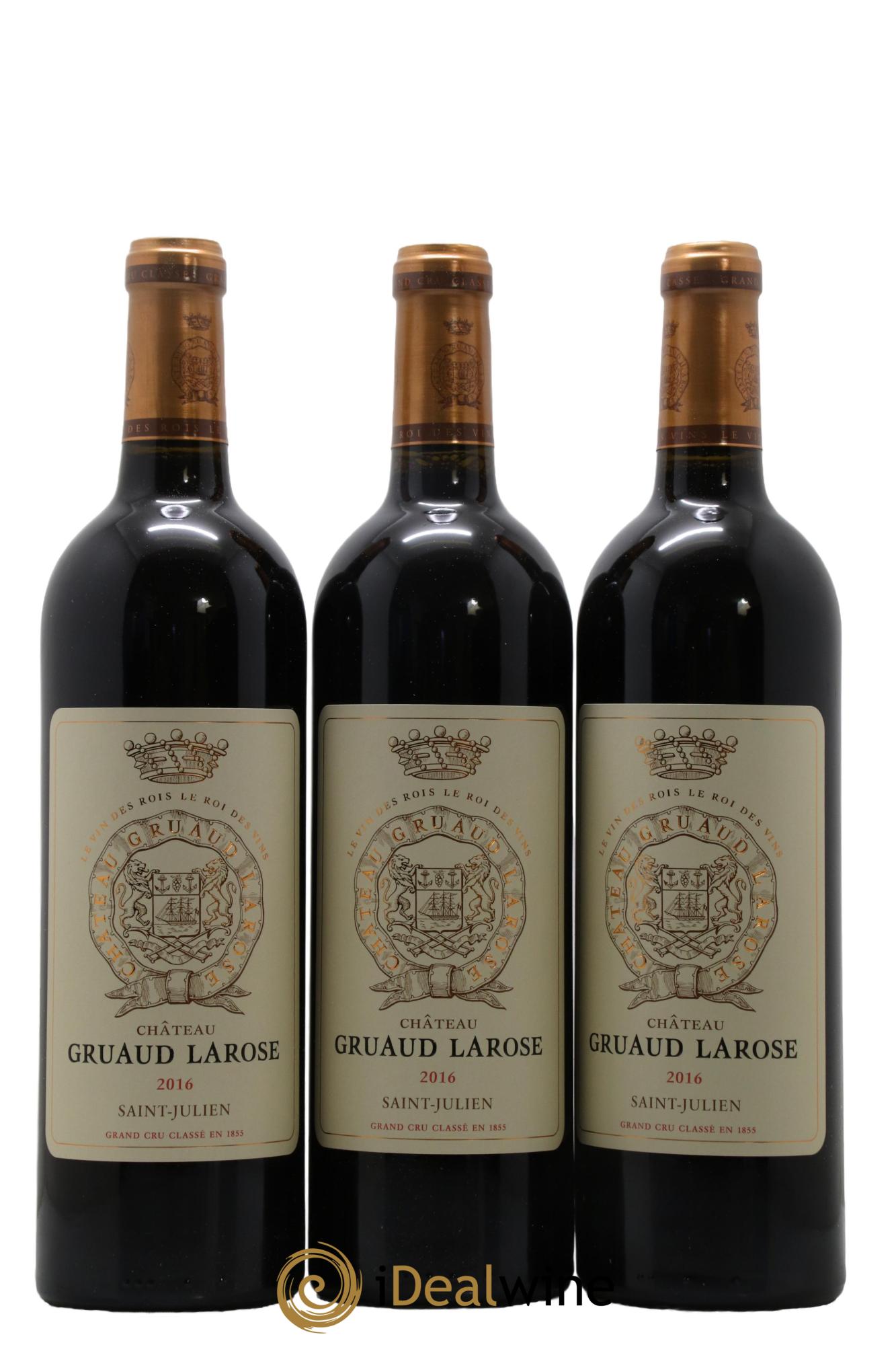 Château Gruaud Larose 2ème Grand Cru Classé 2016 - Lot de 3 bouteilles - 0