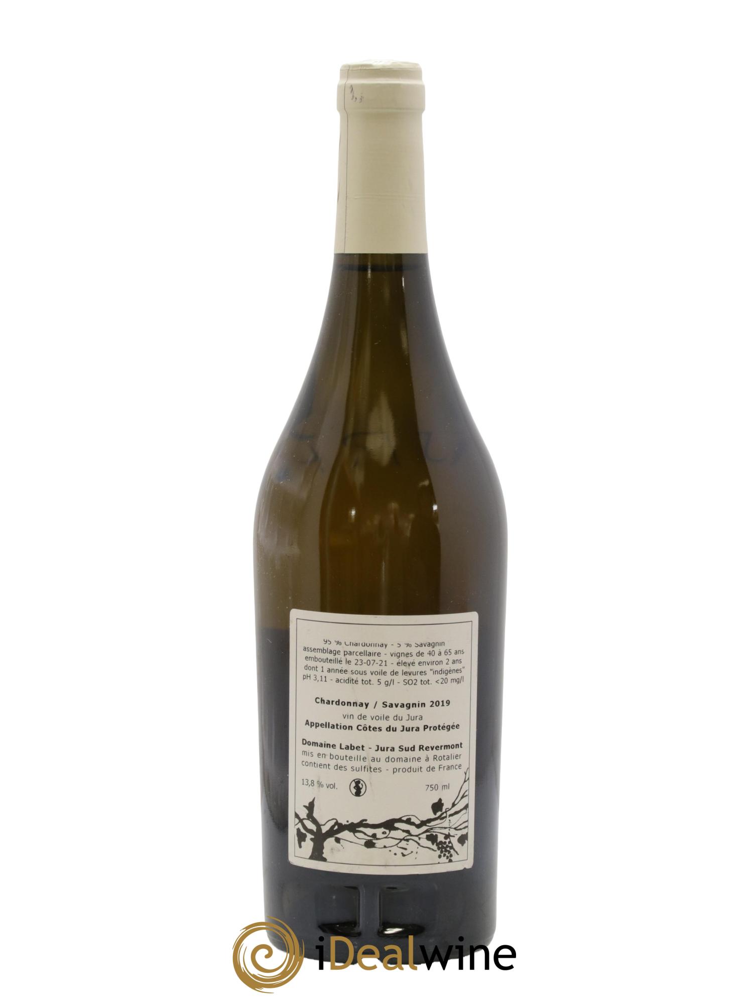Côtes du Jura Vin de Voile Chardonnay-Savagnin cuvée de garde Romain - Julien  - Charline Labet 2019 - Lotto di 1 bottiglia - 1