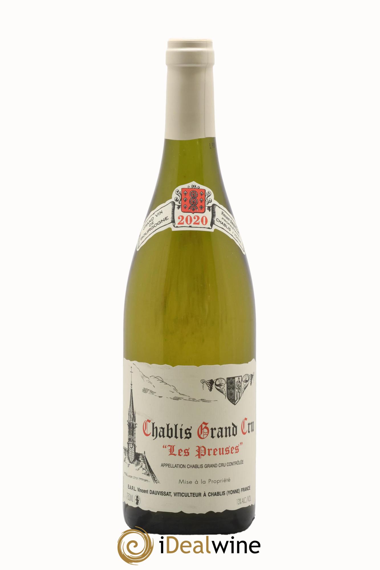 Chablis Grand Cru Les Preuses Vincent Dauvissat (Domaine) 2020 - Posten von 1 Flasche - 0
