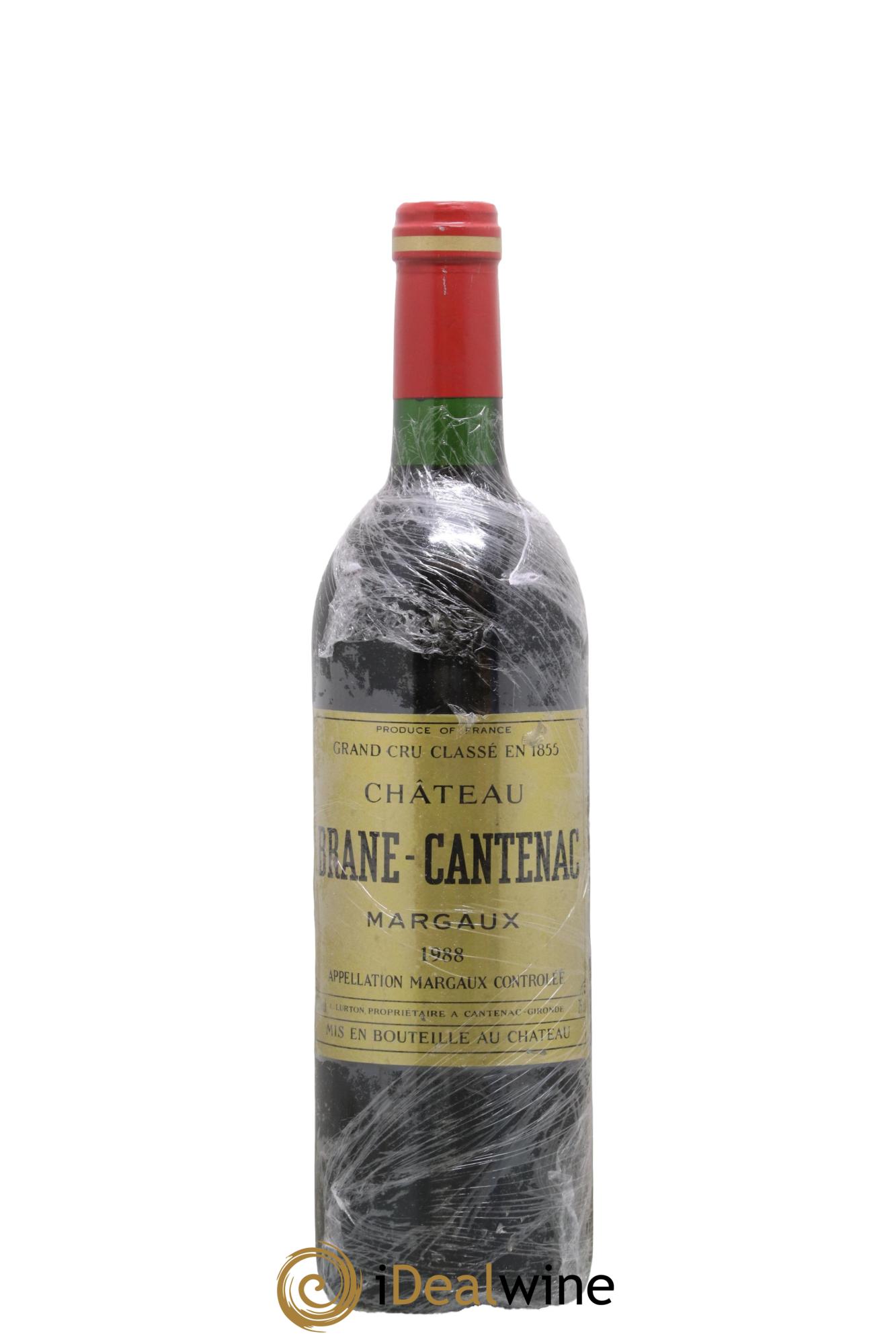 Château Brane Cantenac 2ème Grand Cru Classé 1988 - Lot de 1 bouteille - 0