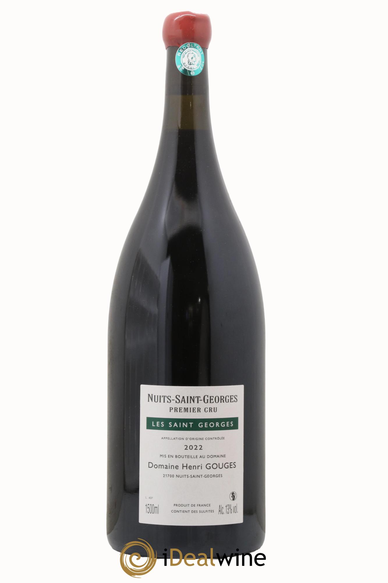 Nuits-Saint-Georges 1er Cru Les Saints Georges Henri Gouges  2022 - Lot de 1 magnum - 2