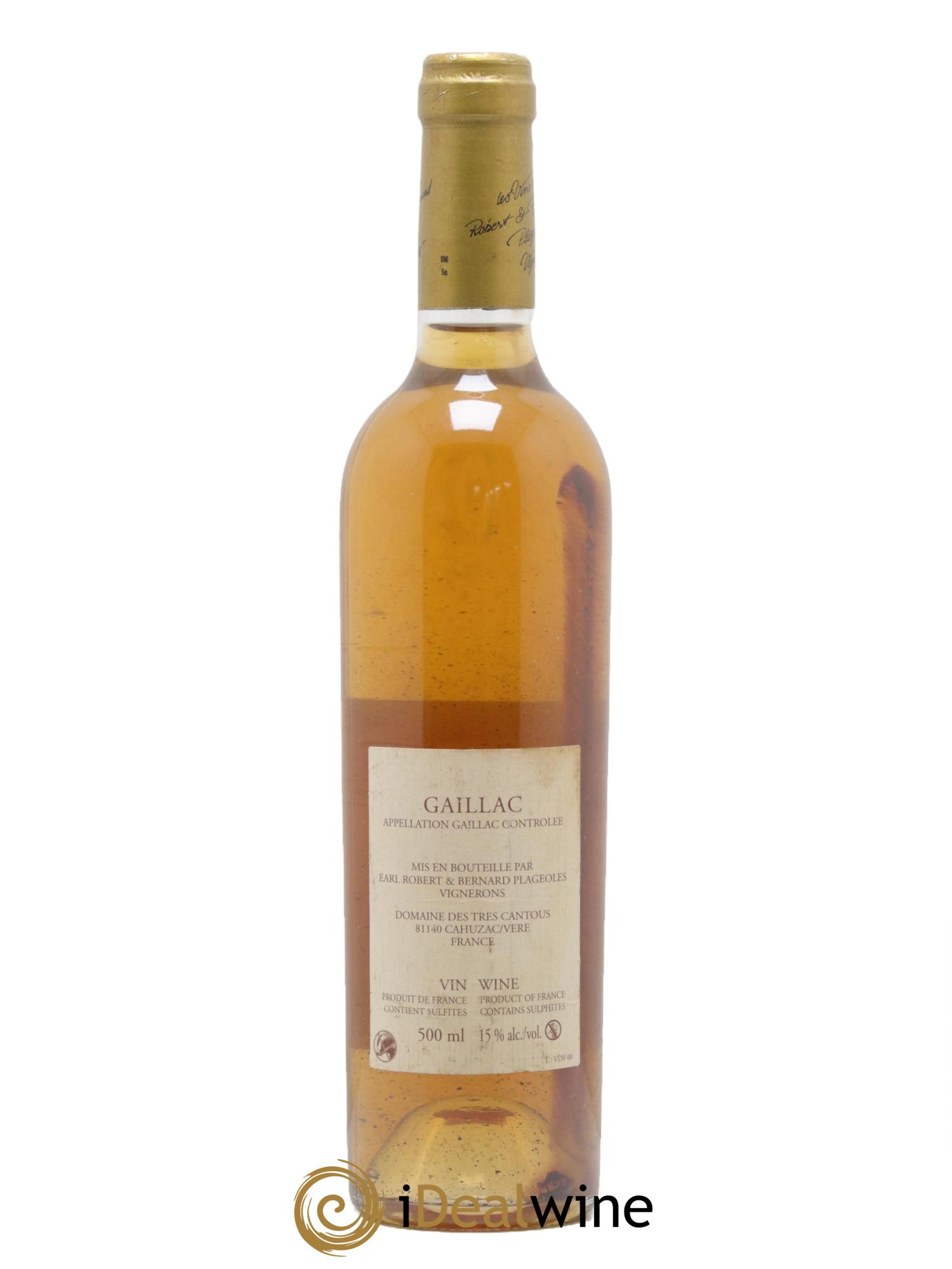 Gaillac Vin de voile Plageoles 2000 - Lot de 1 format 50cl - 1
