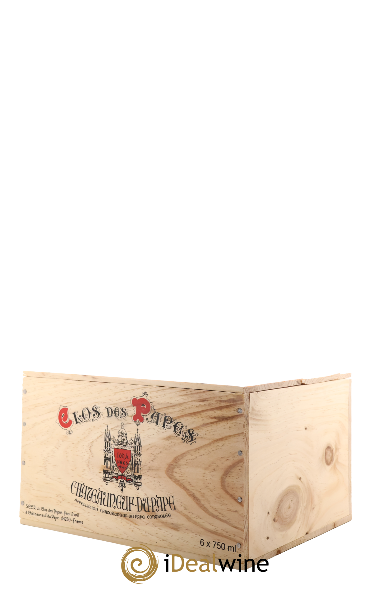 Châteauneuf-du-Pape Clos des Papes - Paul Avril 2021 - Lot de 6 bouteilles - 1