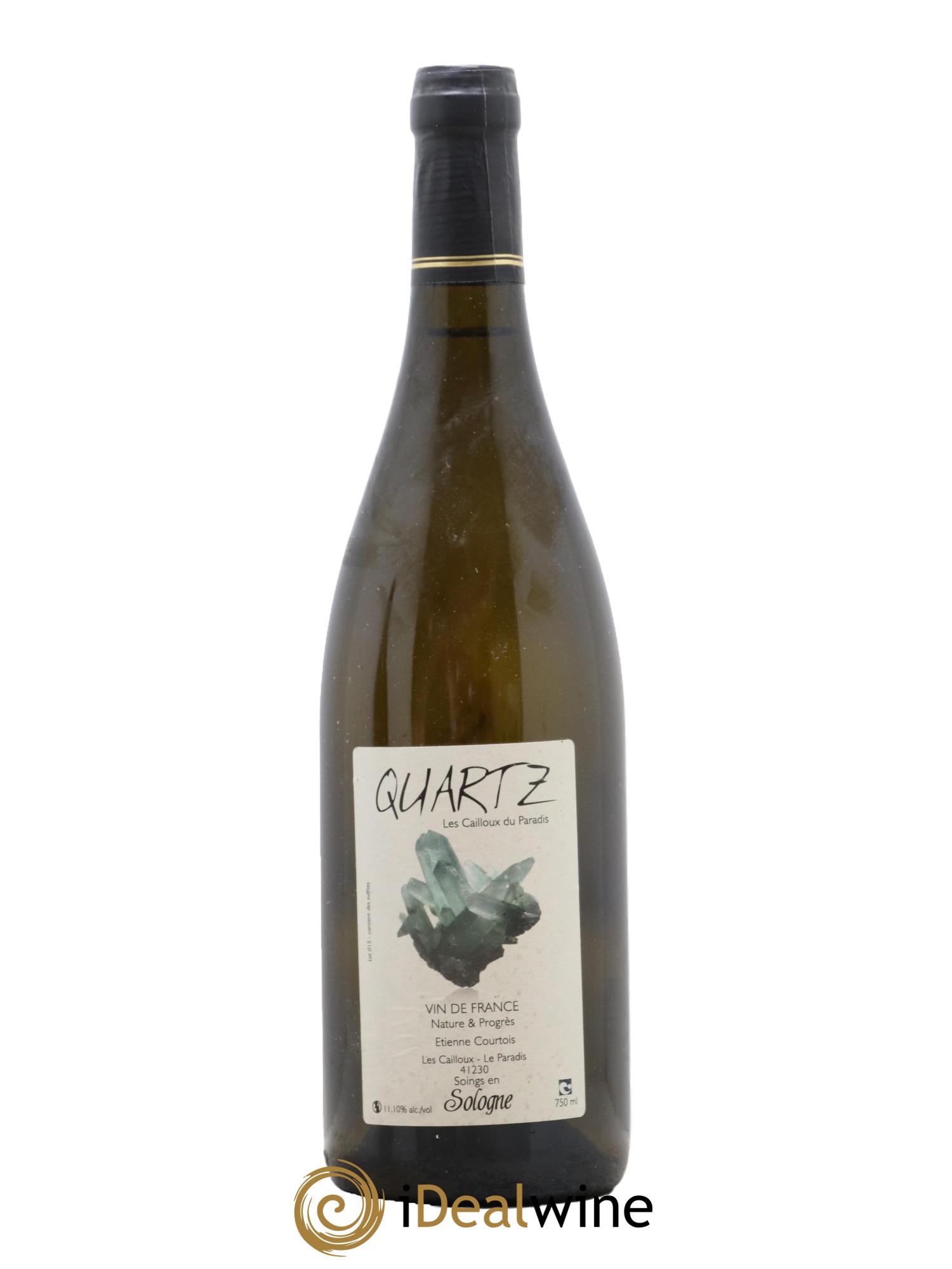 Vin de France Quartz Etienne Courtois 2015 - Lotto di 1 bottiglia - 0