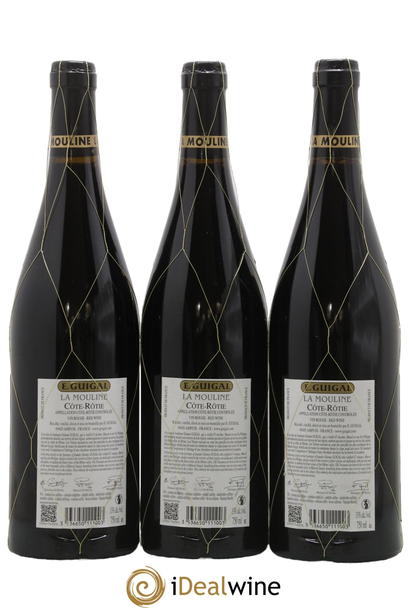 Côte-Rôtie La Mouline Guigal 2021 - Lot de 3 bouteilles - 1