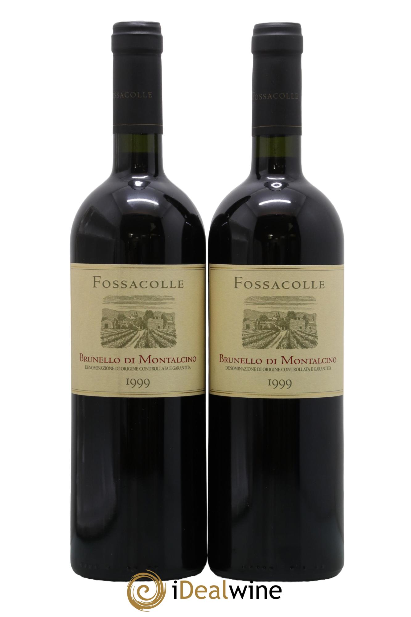 Brunello di Montalcino Fossacolle Marchetti Sergio 1999 - Lot de 2 bouteilles - 0
