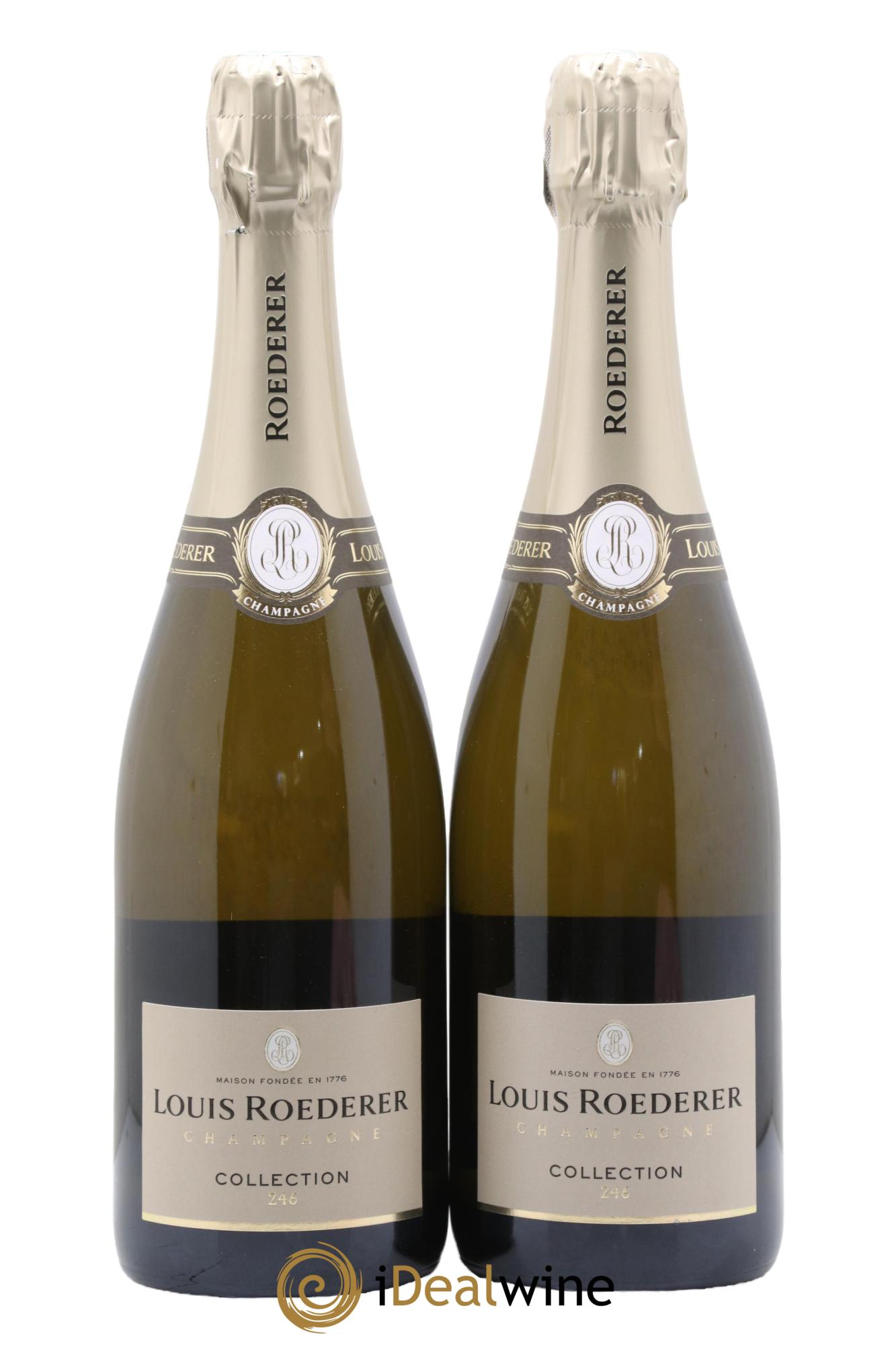 Champagne Collection 246 Louis Roederer - Lot de 2 bouteilles - 0