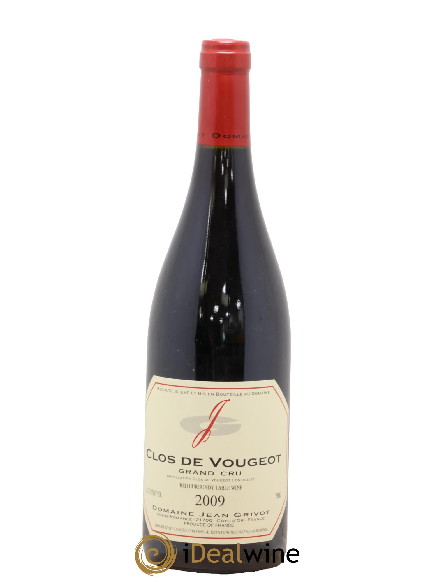 Clos de Vougeot Grand Cru Jean Grivot 2009 - Lot of 1 bottle - 0
