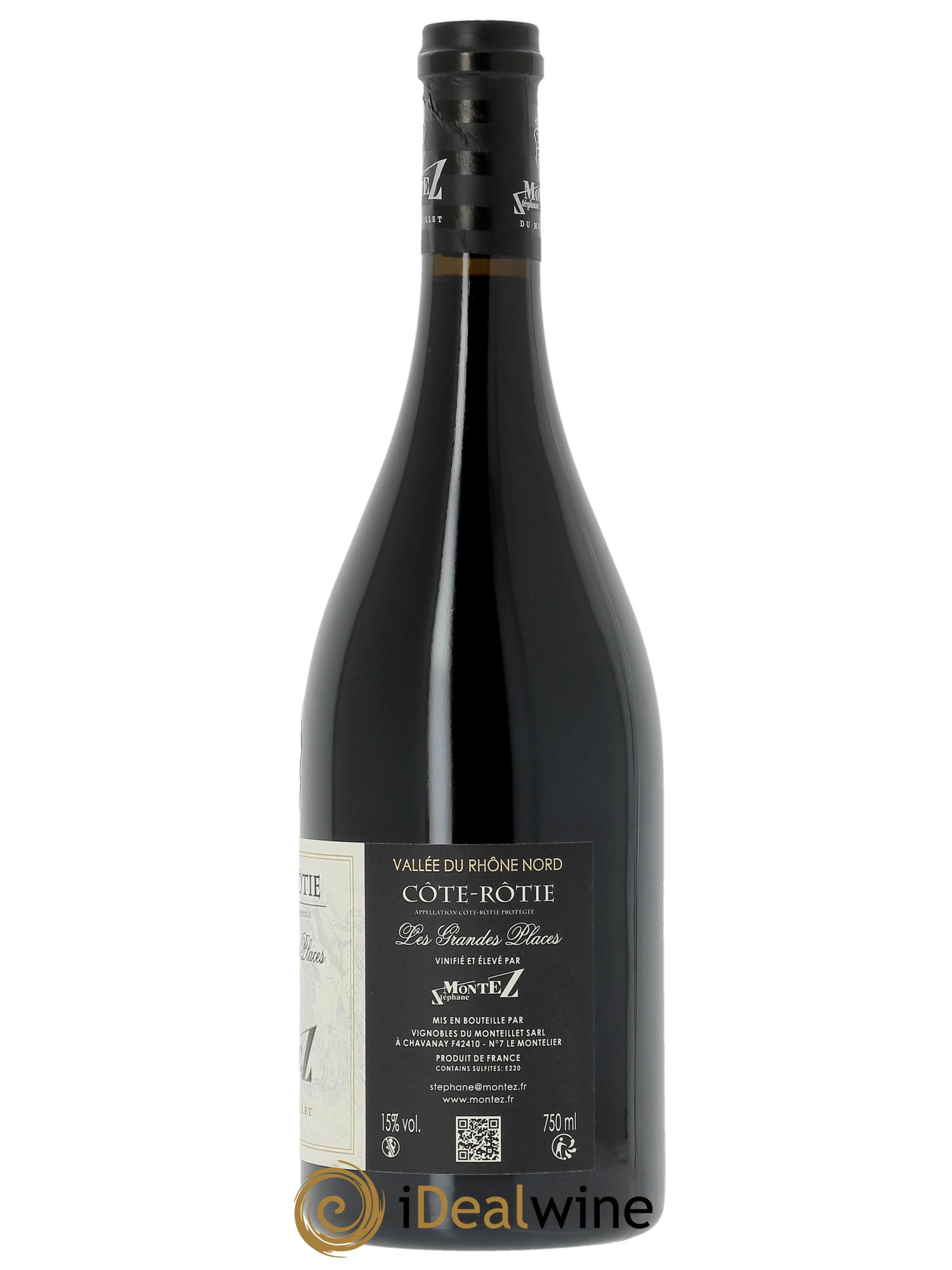 Côte-Rôtie Les Grandes Places Monteillet (Domaine du) - Stéphane Montez 2020 - Lotto di 1 bottiglia - 1