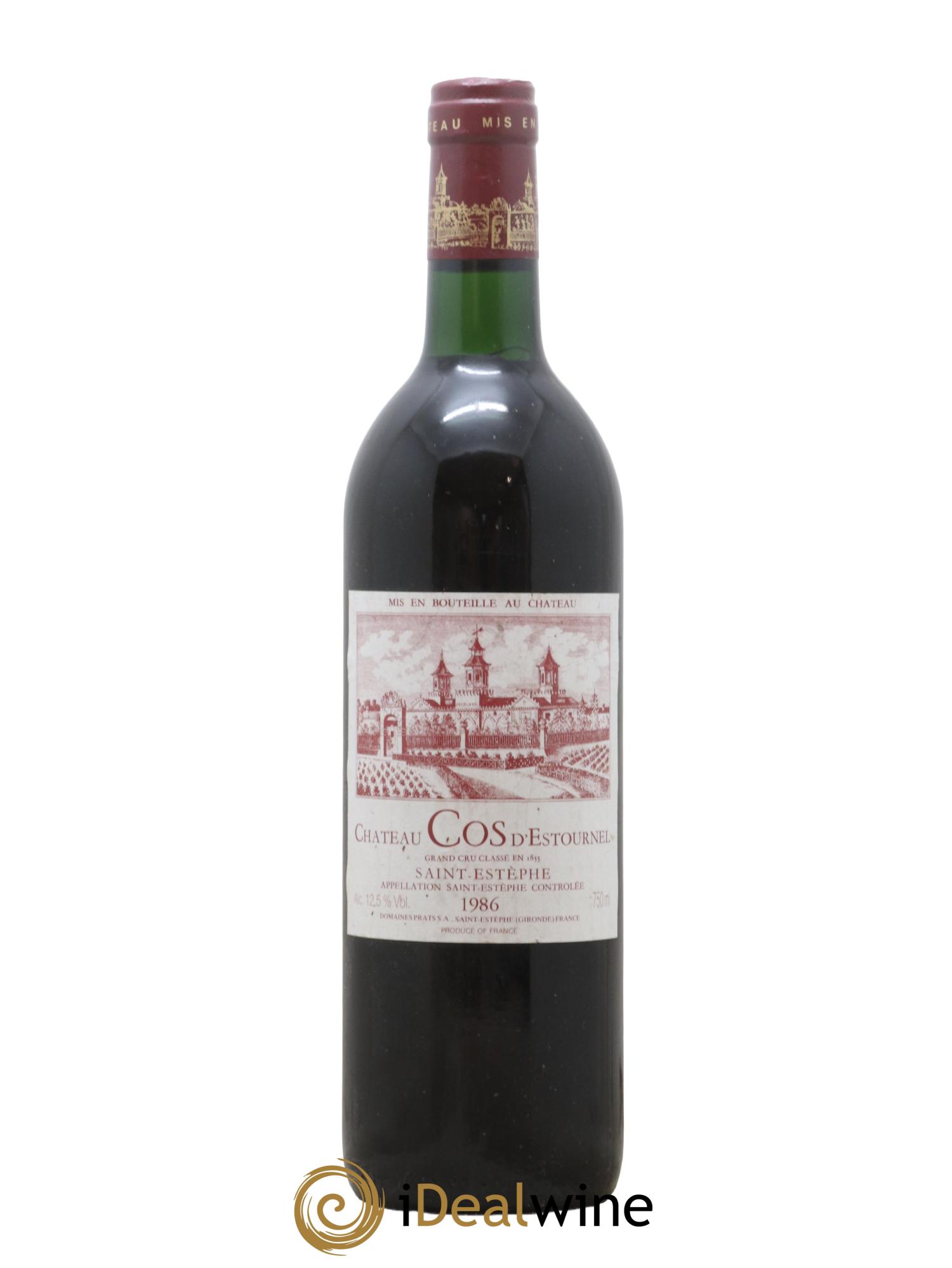 Cos d'Estournel 2ème Grand Cru Classé  1986 - Lot de 1 bouteille - 0