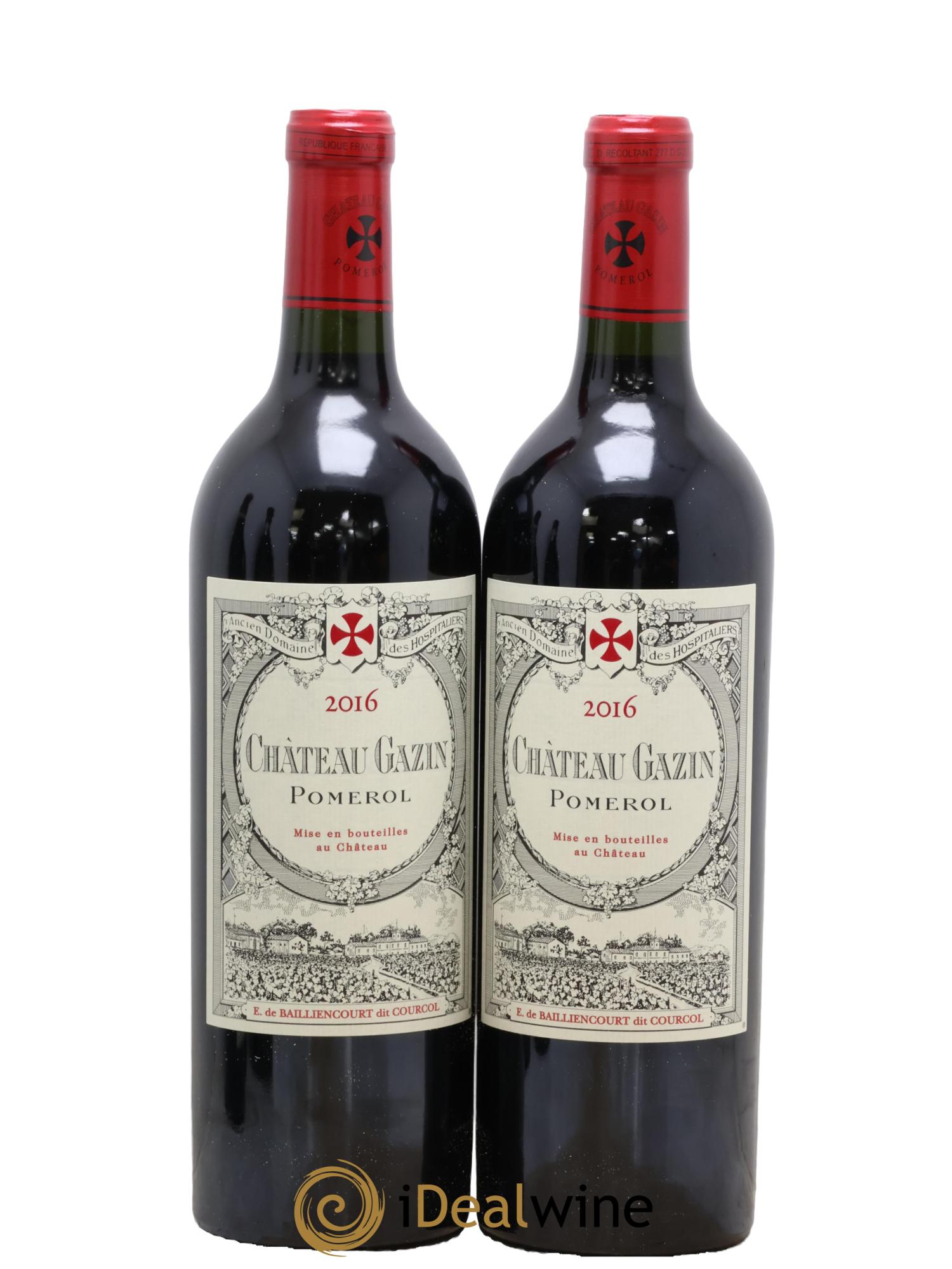 Château Gazin 2016 - Posten von 2 Flaschen - 0