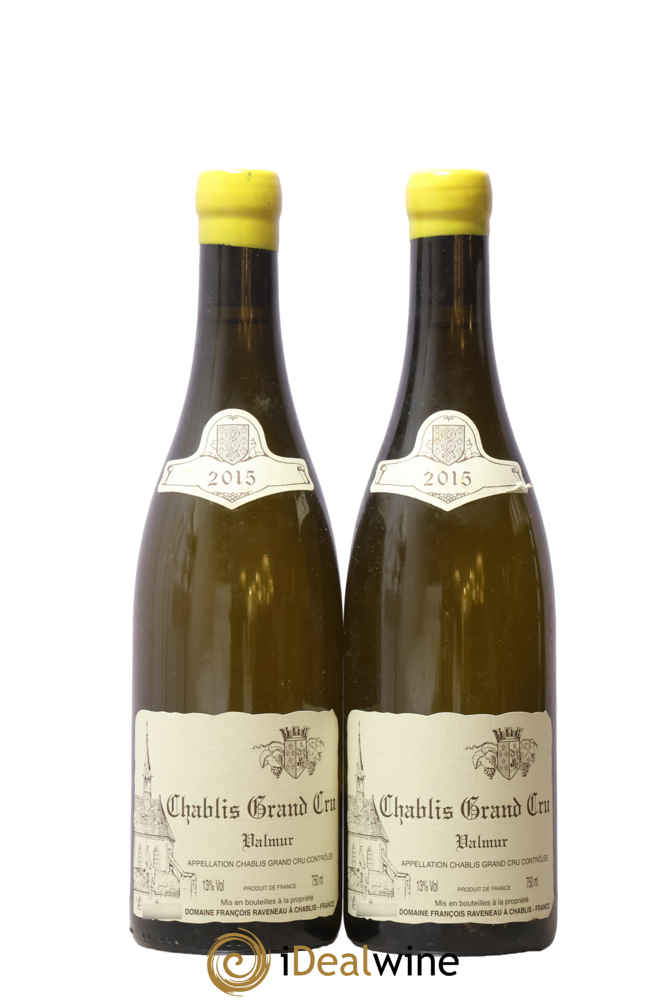 Chablis Grand Cru Valmur Raveneau (Domaine) 2015 - Lot de 2 bouteilles - 0