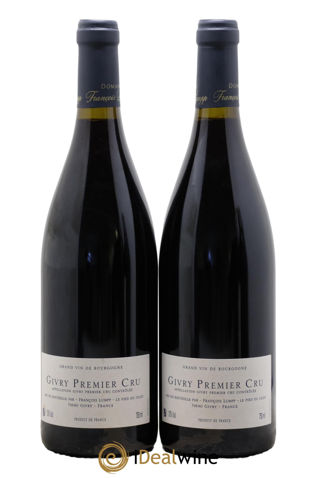 Givry 1er Cru A Vigne Rouge François Lumpp (Domaine) 2015 - Posten von 2 Flaschen - 1