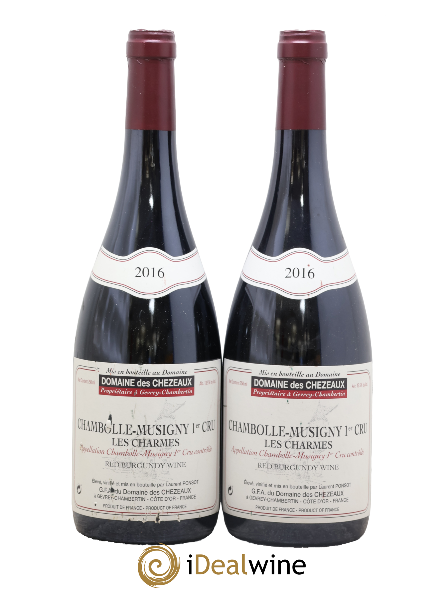 Chambolle-Musigny 1er Cru Les Charmes Des Chezeaux (Domaine) 2016 - Lot de 2 bouteilles - 0