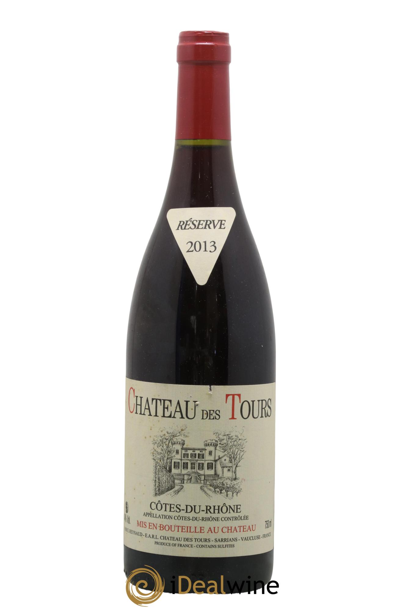 Côtes-du-Rhône Château des Tours Emmanuel Reynaud 2013 - Lot de 1 bouteille - 0