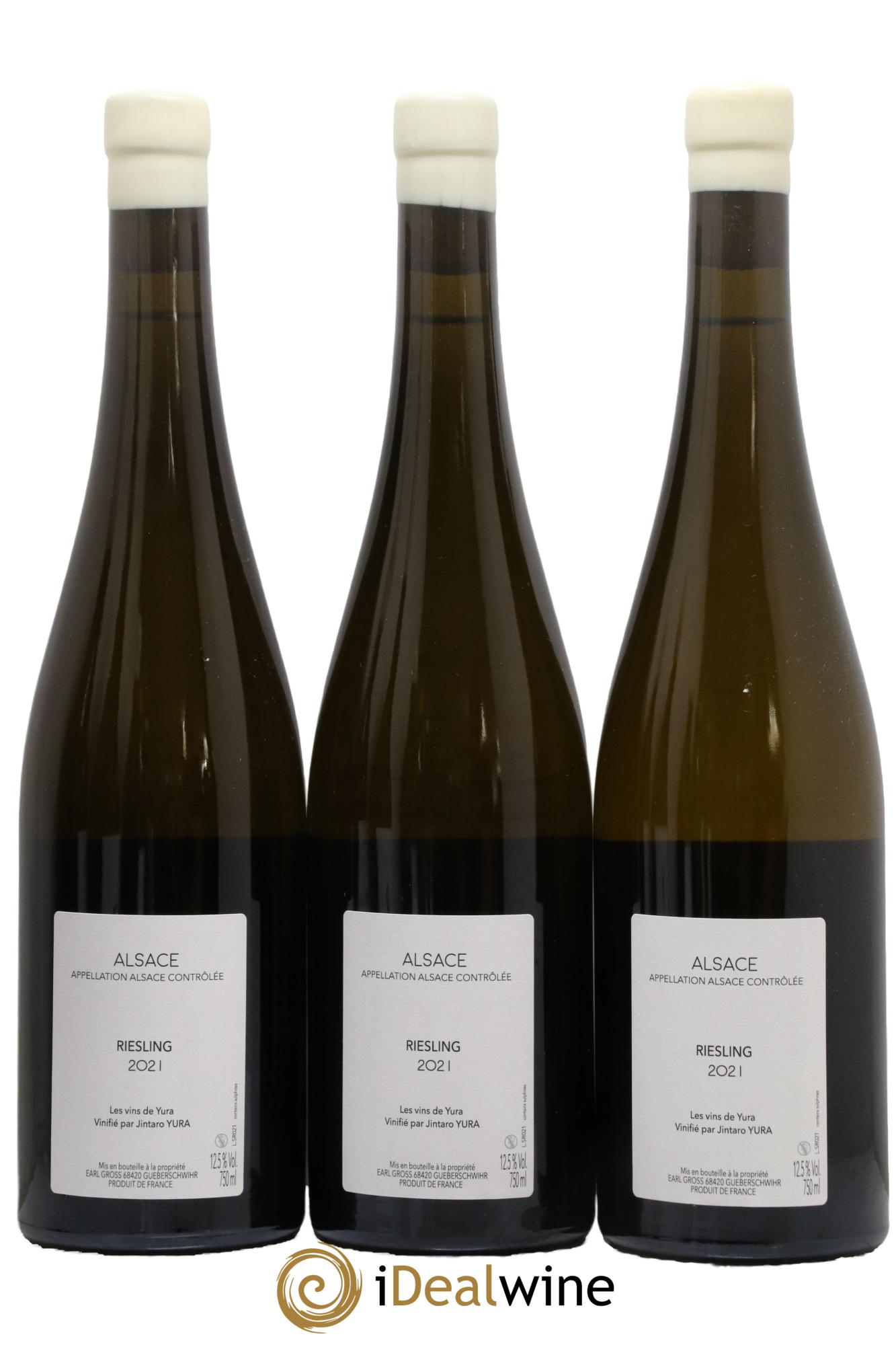 Alsace Le silence et la résonance Jintaro Yura 2021 - Lot de 3 bouteilles - 1