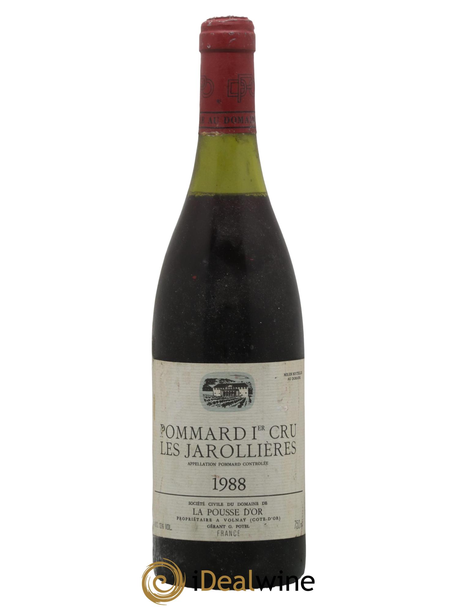 Pommard 1er Cru Les Jarollières La Pousse d'Or (Domaine de) 1988 - Lot de 1 bouteille - 0