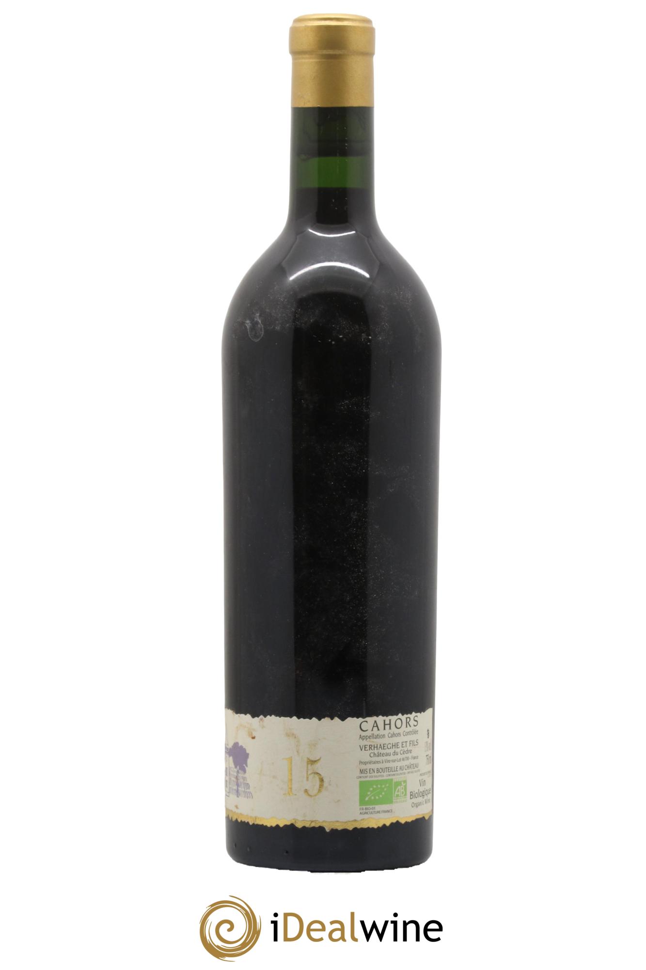 Cahors Château du Cèdre GC Pascal et Jean-Marc Verhaeghe 2015 - Posten von 1 Flasche - 1