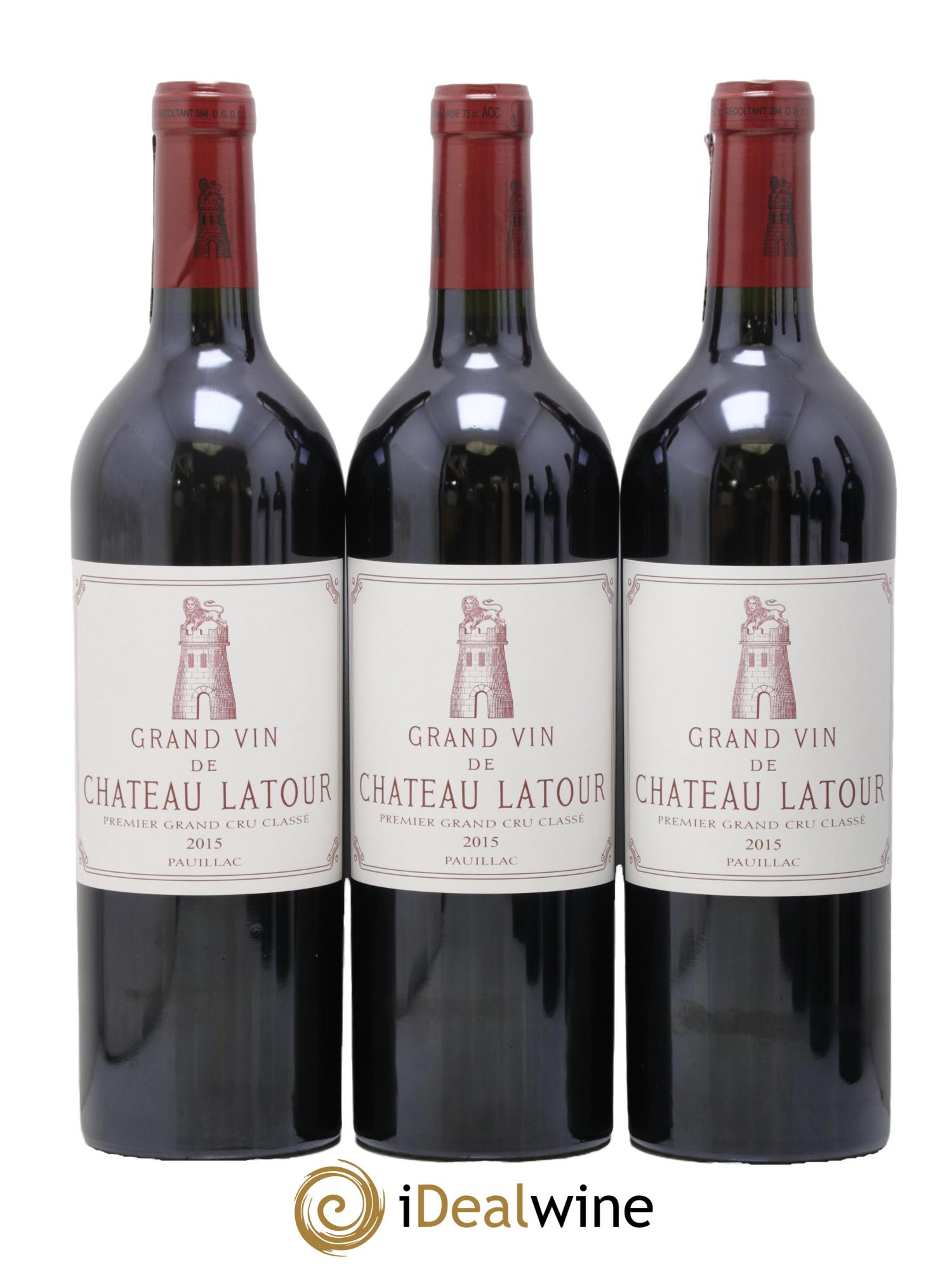 Château Latour 1er Grand Cru Classé 2015 - Lot de 6 bouteilles - 1