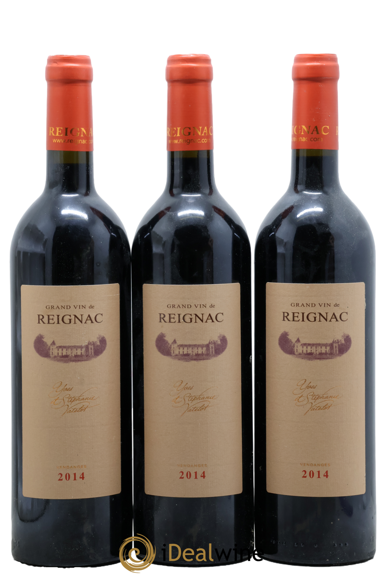 Grand vin de Reignac 2014 - Lot of 3 bottles - 0