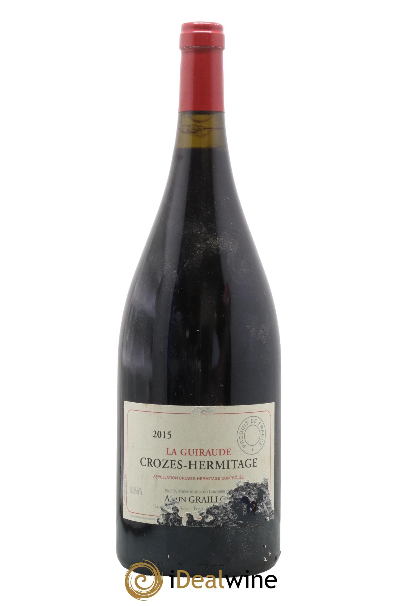 Crozes-Hermitage La Guiraude Domaine Graillot 2015 - Lot de 1 magnum - 0