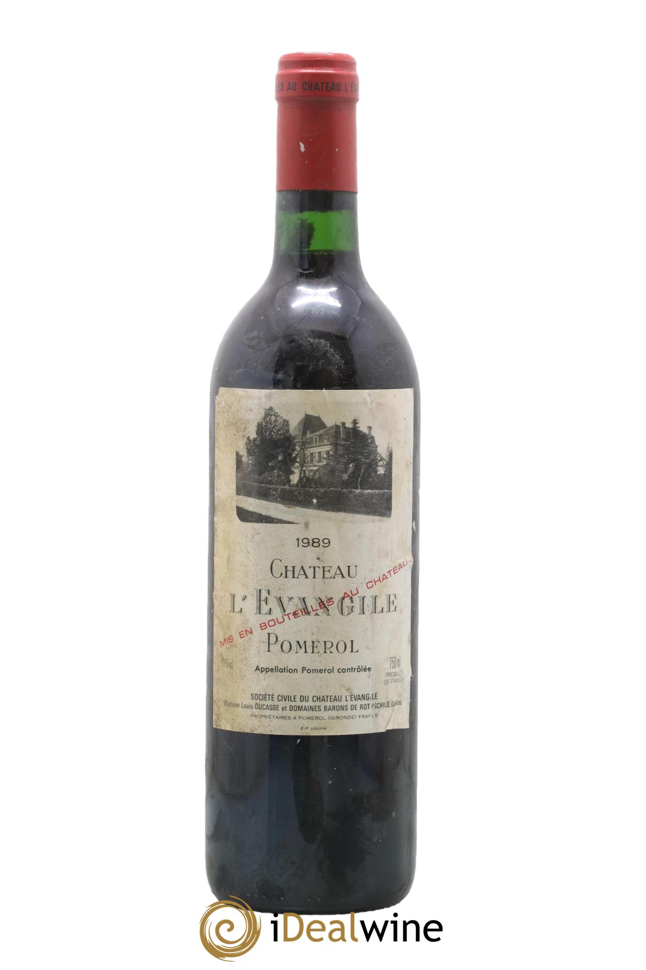 Château l' Évangile 1989 - Lot de 1 bouteille - 0