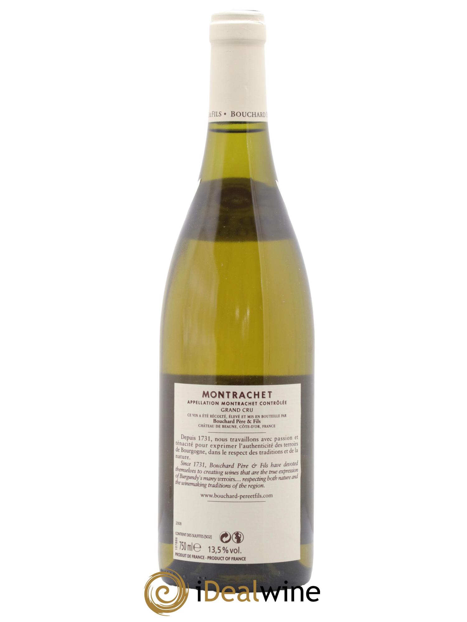 Montrachet Grand Cru Bouchard Père & Fils 2008 - Lot de 1 bouteille - 1