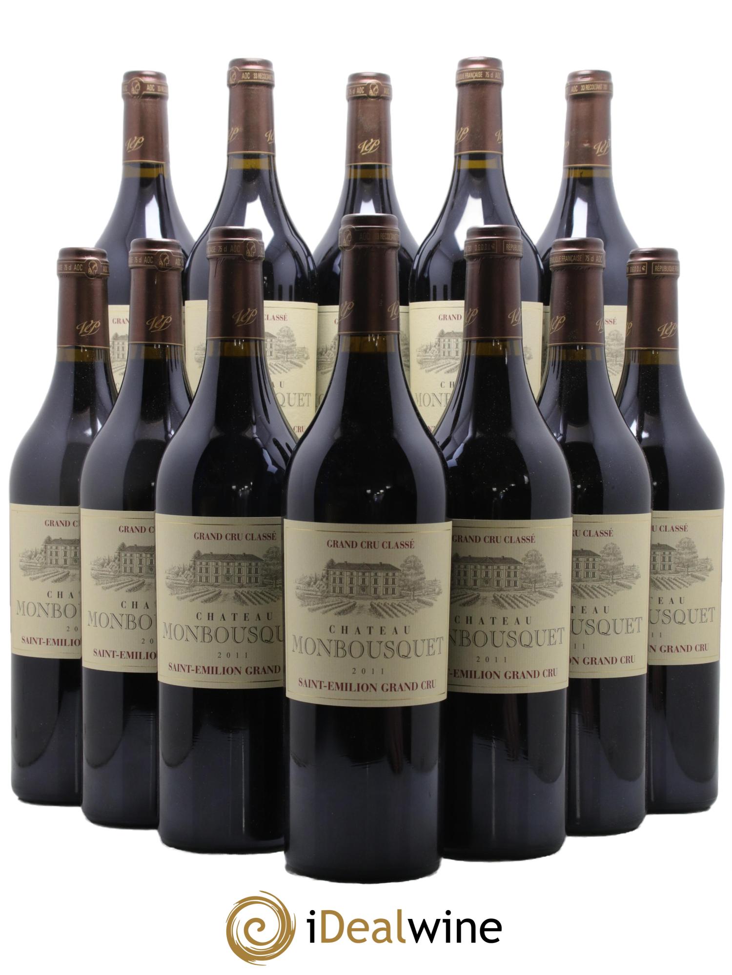 Château Monbousquet Grand Cru Classé 2011 - Lot de 12 bouteilles - 0